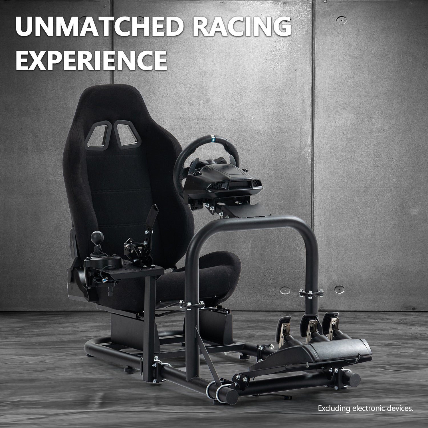 Minneer Driving Simulator Cockpit with Seat Fit Logitech G920 G923 Thrustmaster Fanatec