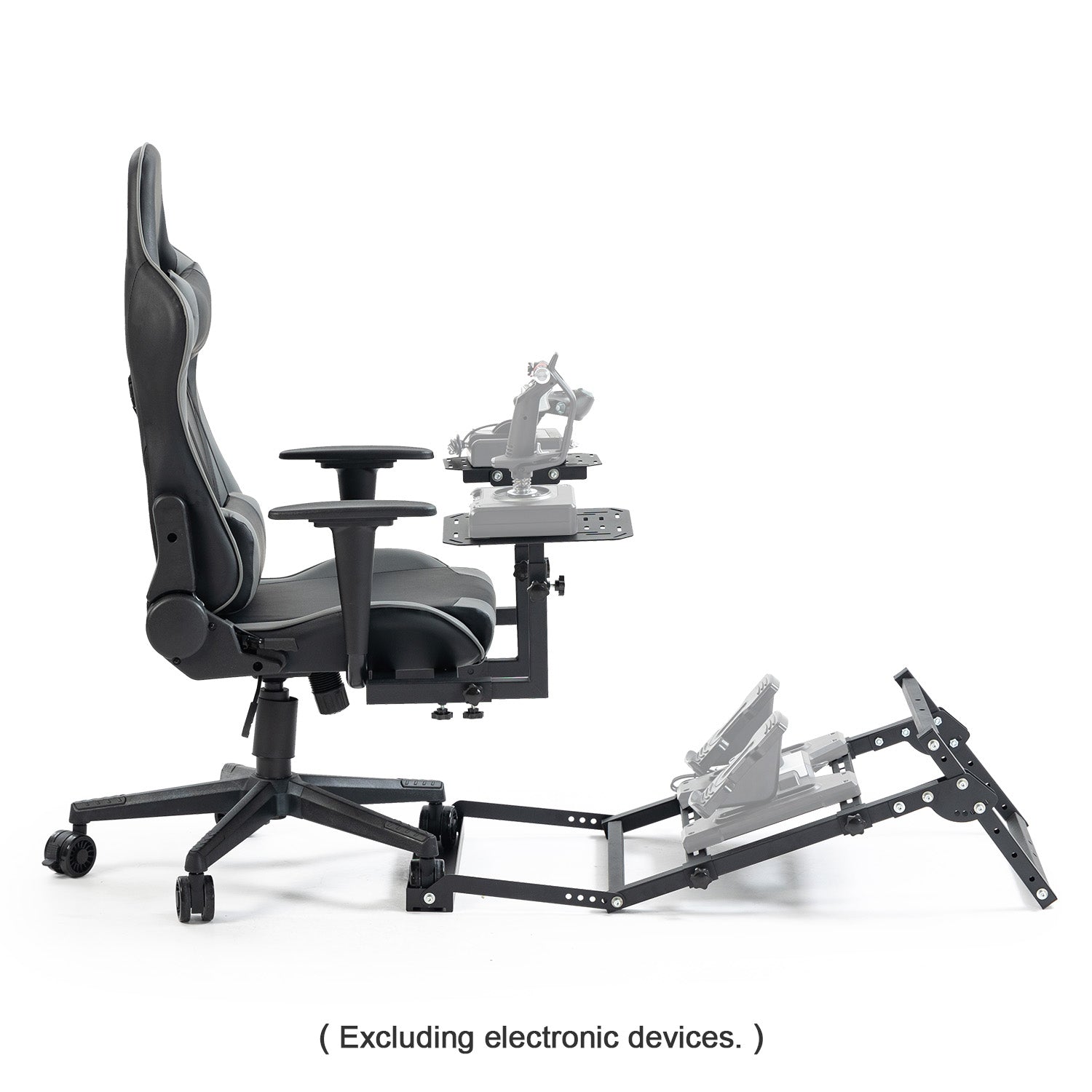 Minneer Flight Joystick Hotas Mount with Chair Pedal Mount Fit Thrustmaster Logitech A10C Hotas Warthog