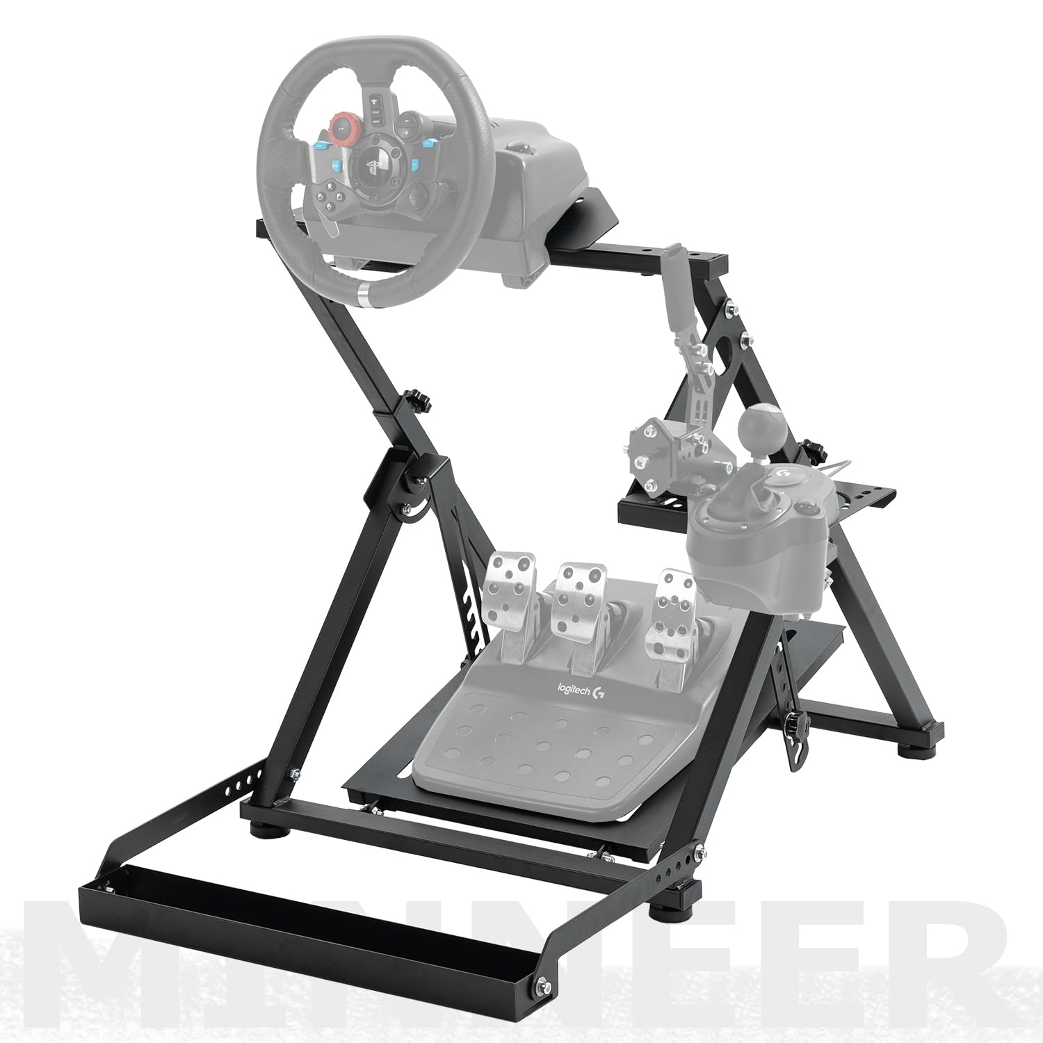Minneer G29 Racing Wheel Stand Foldable Fit Logitech Thrustmaster T248 T300RS