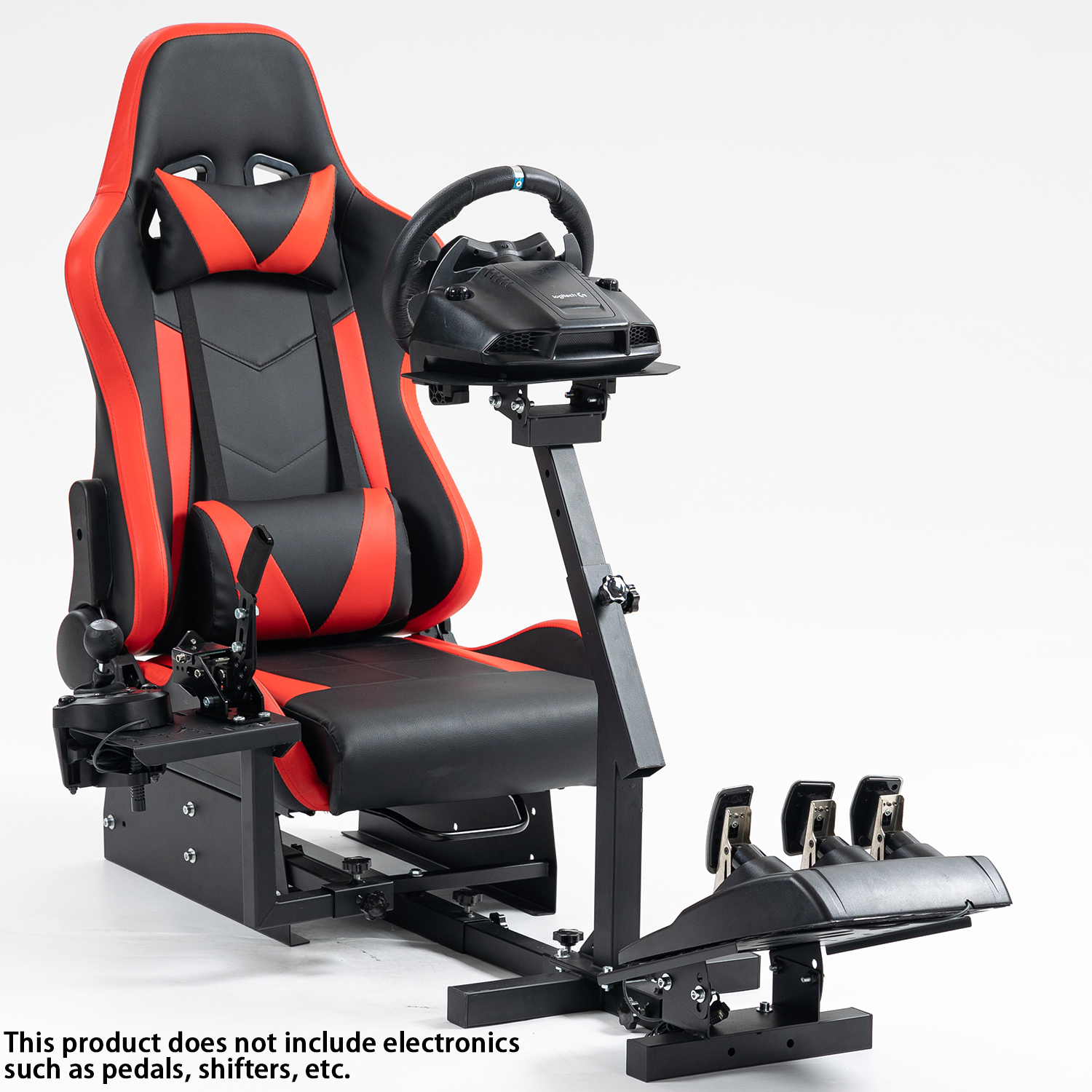 Minneer New Upgrade Racing Simulator Cockpit with Seat Fit Logitech Thrustmaster