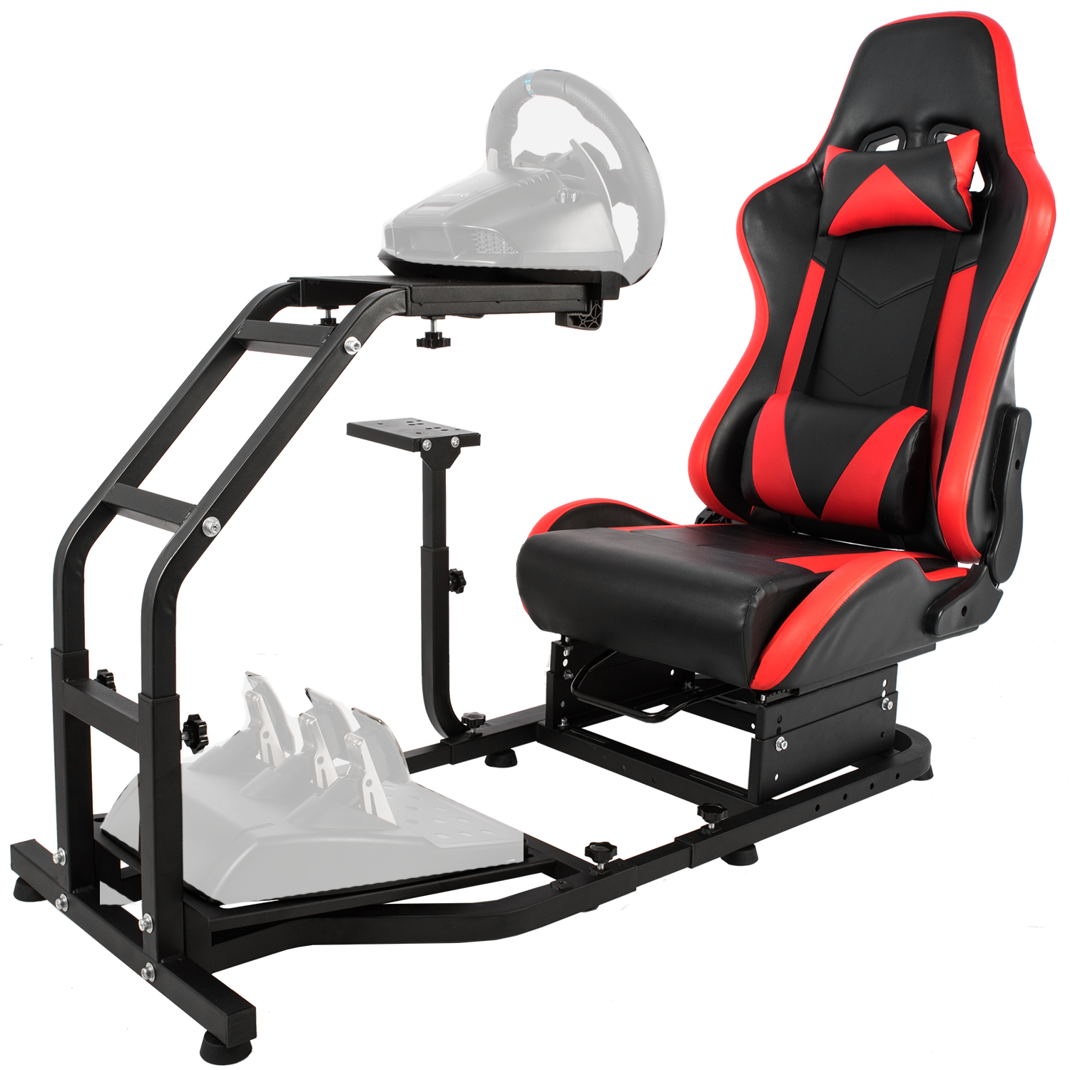 Minneer Driving Sim Cockpit with Seat Fit Logitech Thrustmaster T248 T300RS