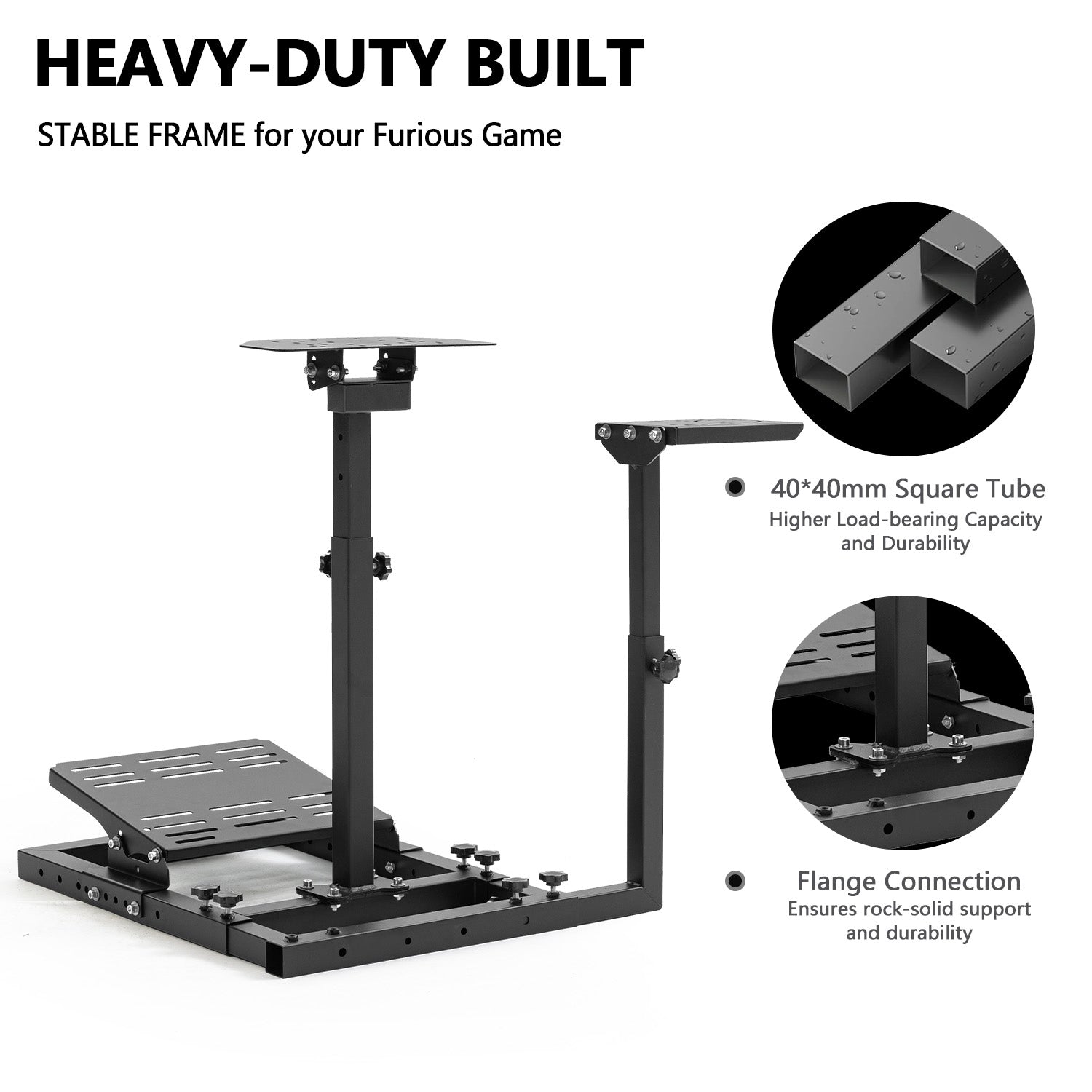 Minneer Racing Wheel Stand Upgrade Fit Logitech Thrustmaster T248 T300RS