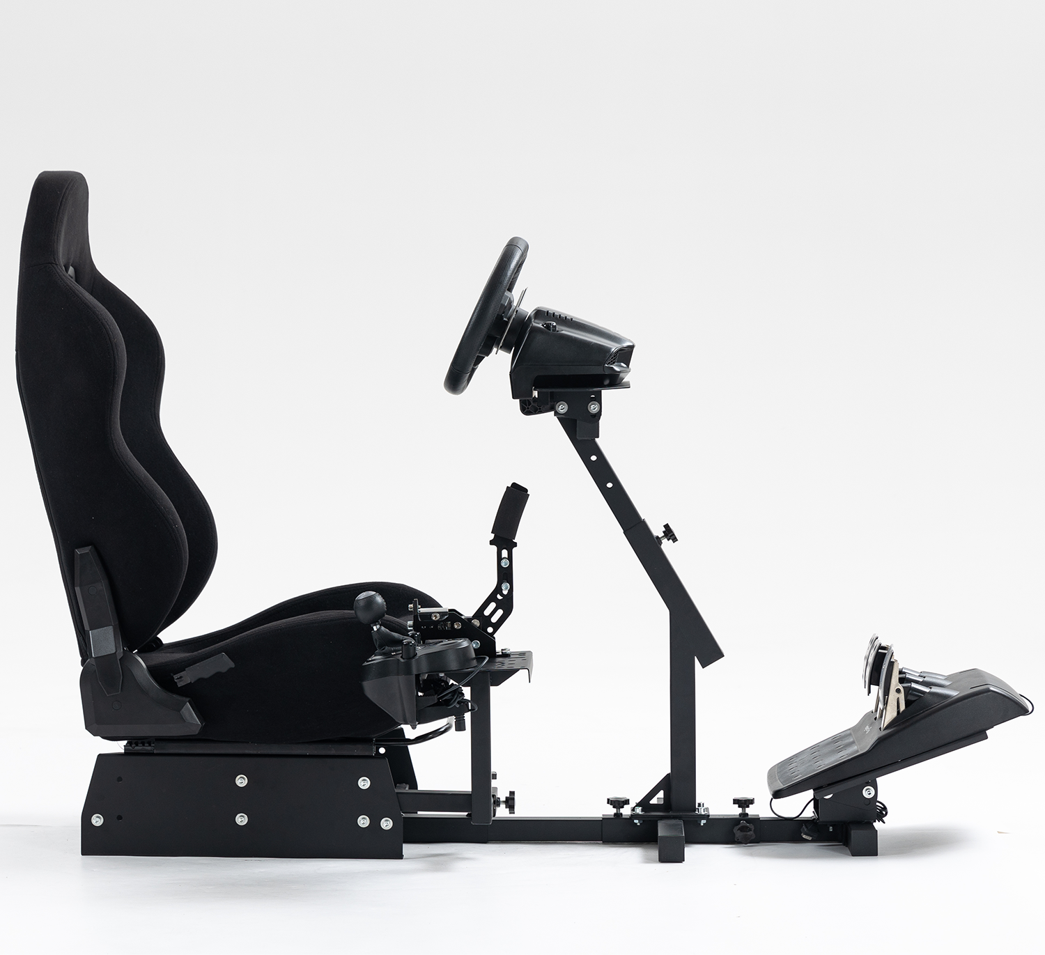 Minneer New Upgrade Racing Simulator Cockpit with Seat Fit Logitech Thrustmaster