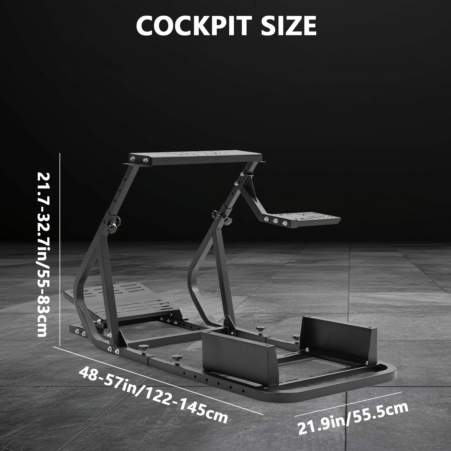 Minneer New Driving Simulator Cockpit Fit Logitech Thrustmaster Fanatec