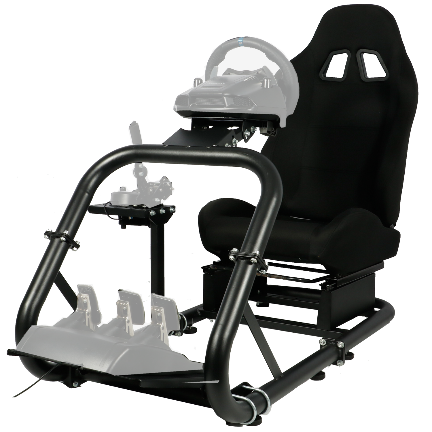 Minneer Driving Simulator Cockpit with Seat Fit Logitech Fanatec CSL-DD