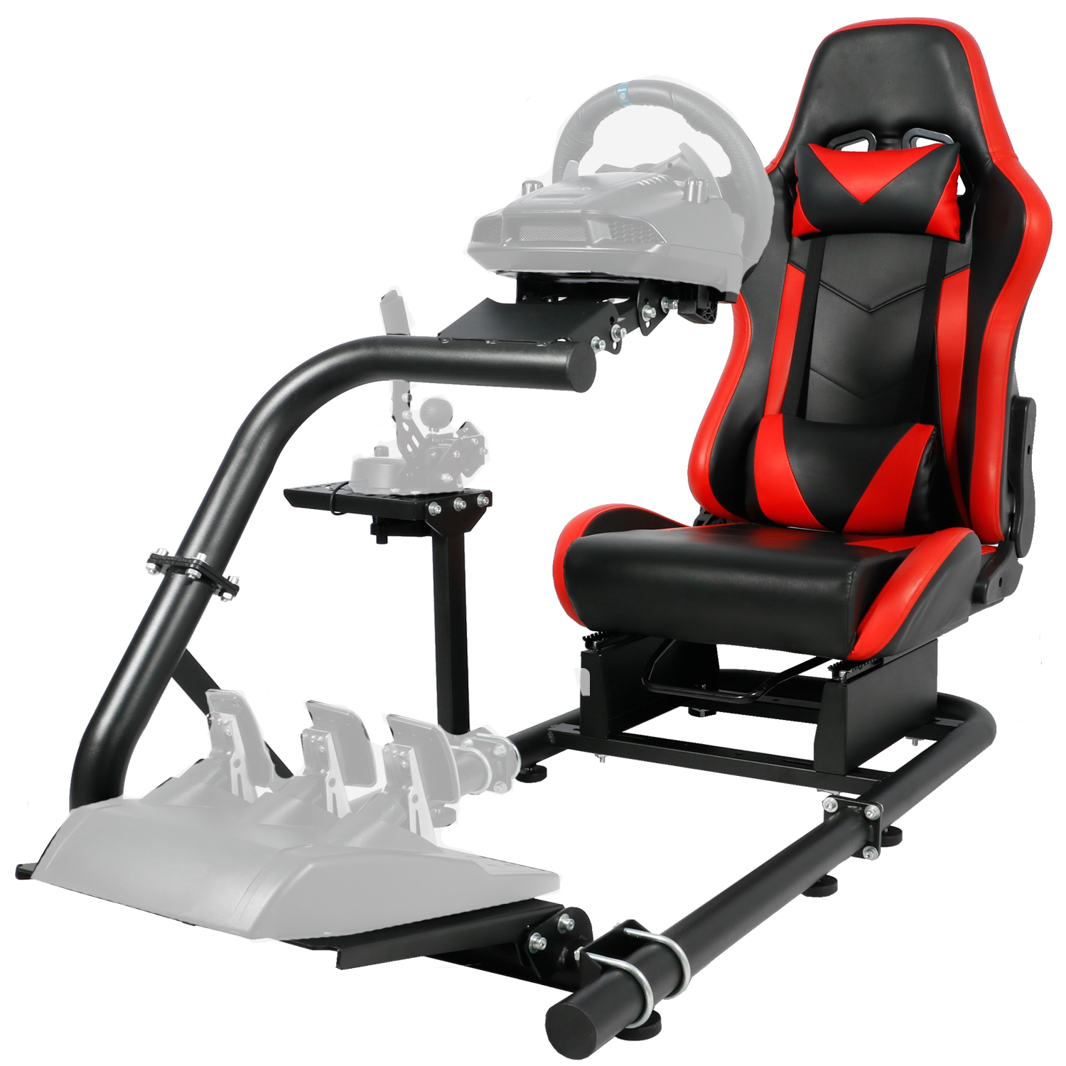 Minneer Sim Racing Cockpit with Seat Fit Logitech G29 G920 G923 Thrustmaster T300RS