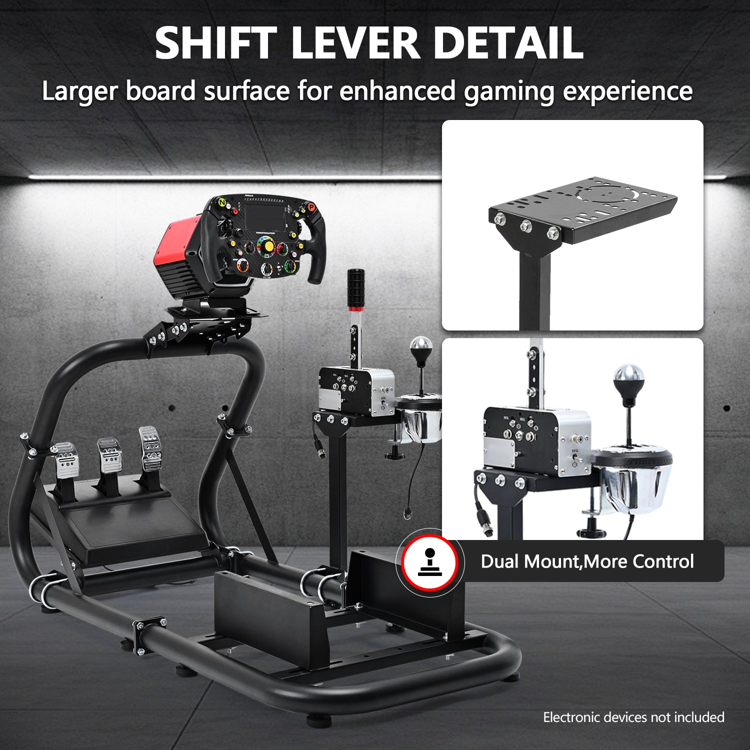 Minneer Advanced Racing Simulator Cockpit Fit Logitech Fanatec CSL-DD Thrustmaster