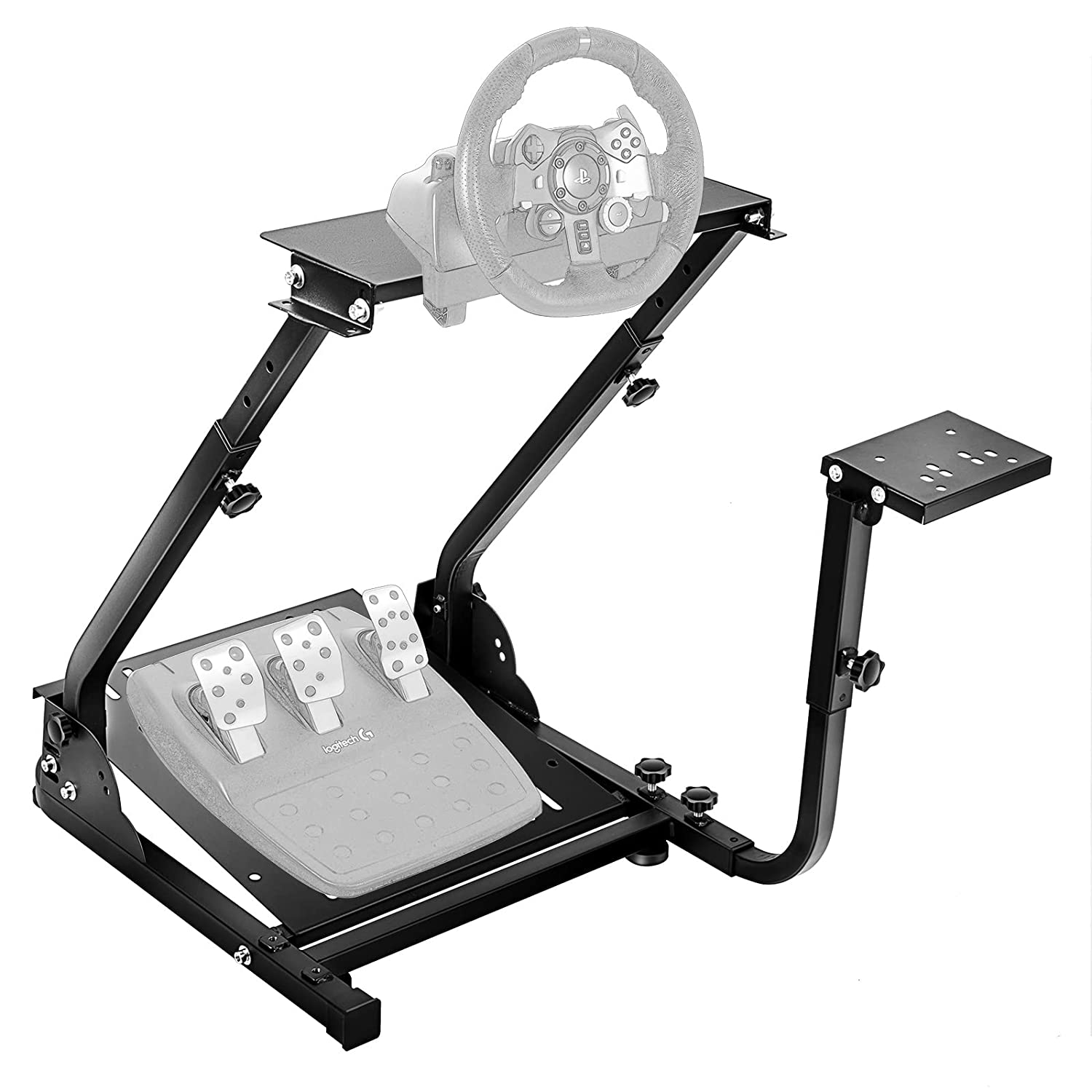 Minneer Adjustable Racing Steering Wheel Stand Fit Logitech G29 G920 G923 Thrustmaster