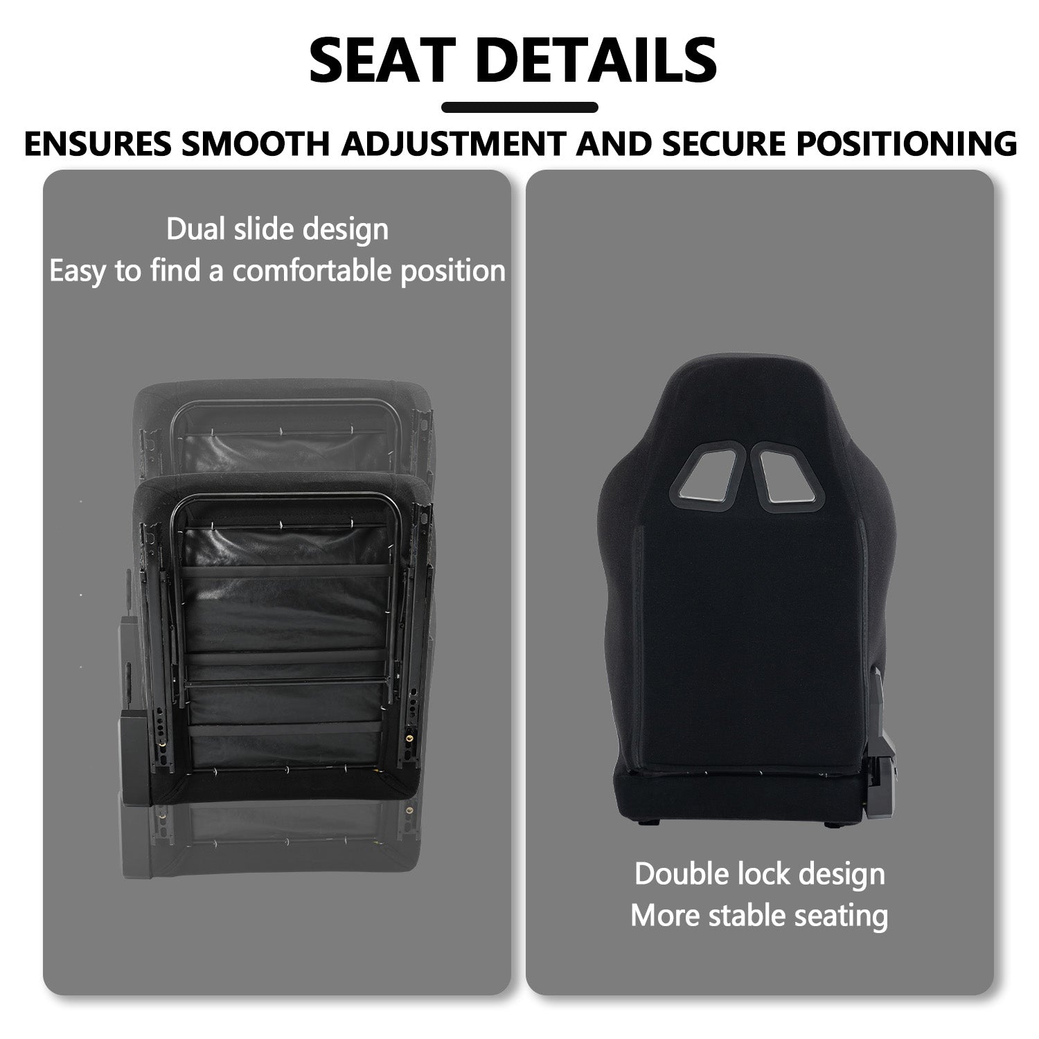Minneer Driving Simulator Cockpit with Seat and Monitor Mount Fit Logitech Fanatec