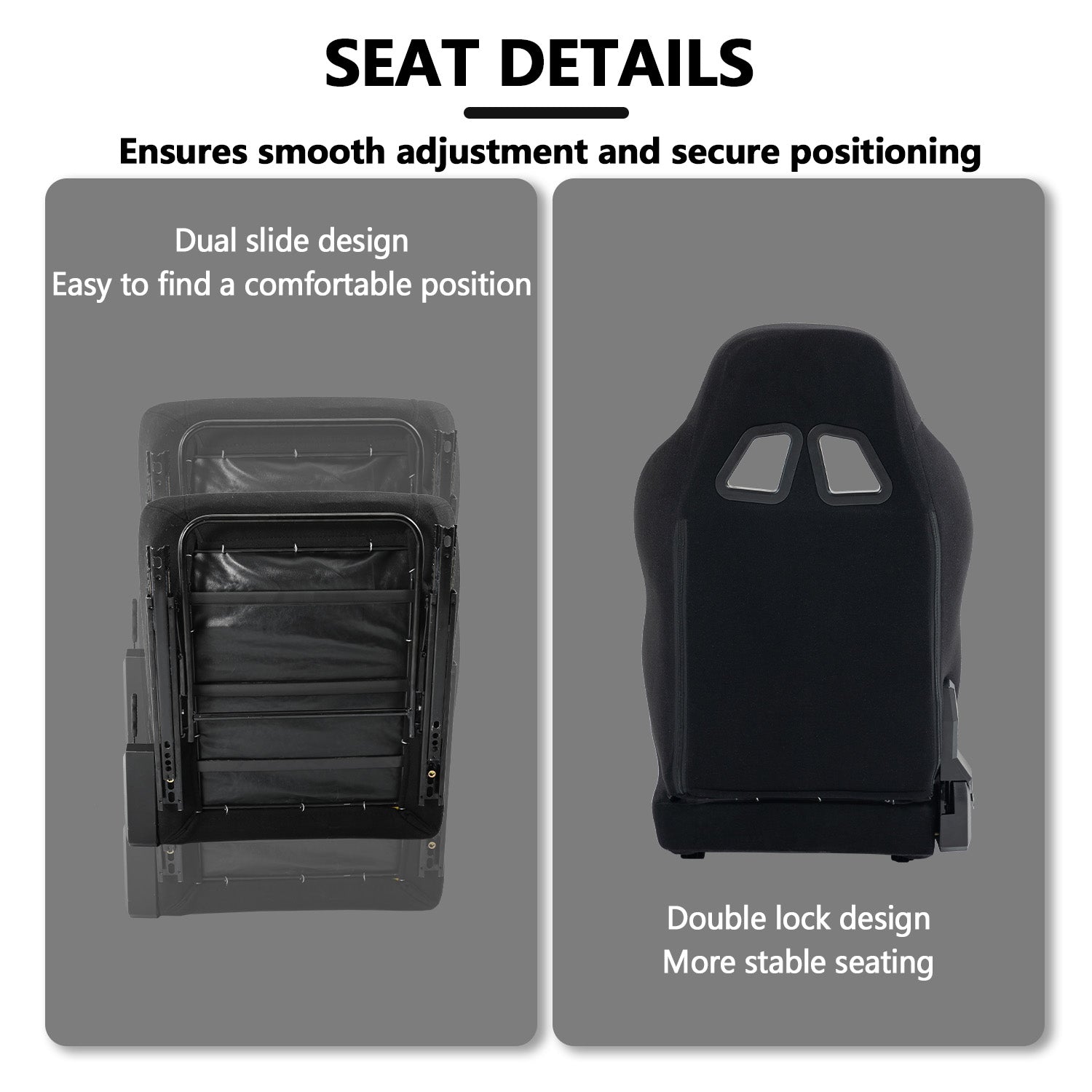 Minneer Racing Simulator Cockpit with Black Seat & TV Stand Fit Logitech Thrustmaster,Not Include Wheels Pedals and Shift Lever