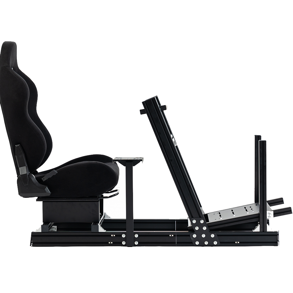 Minneer F1 Sim Racing Cockpit with Seat Fit Logitech Thrustmaster Fanatec CSL-DD