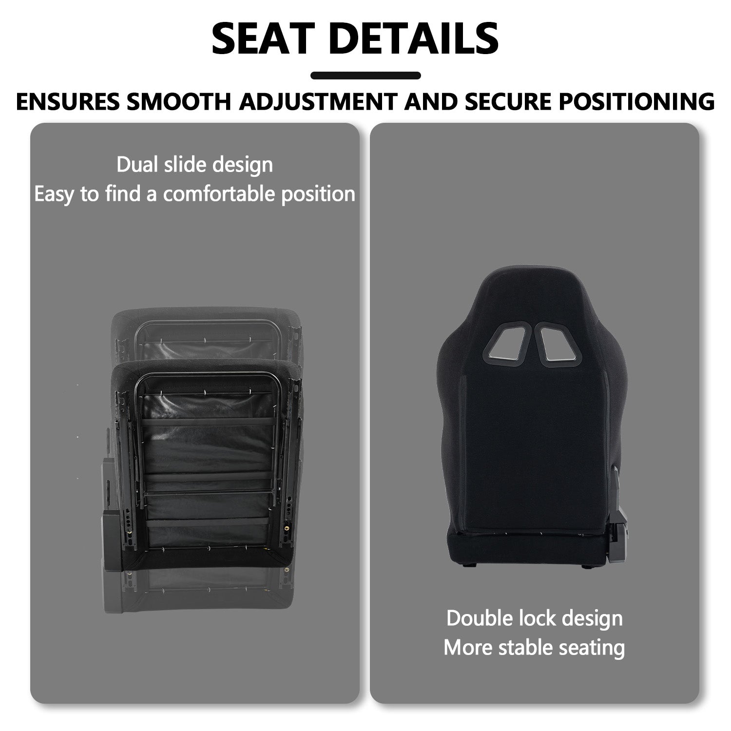 Minneer New Upgrade Racing Simulator Cockpit with Black Seat Fit Logitech Thrustmaster