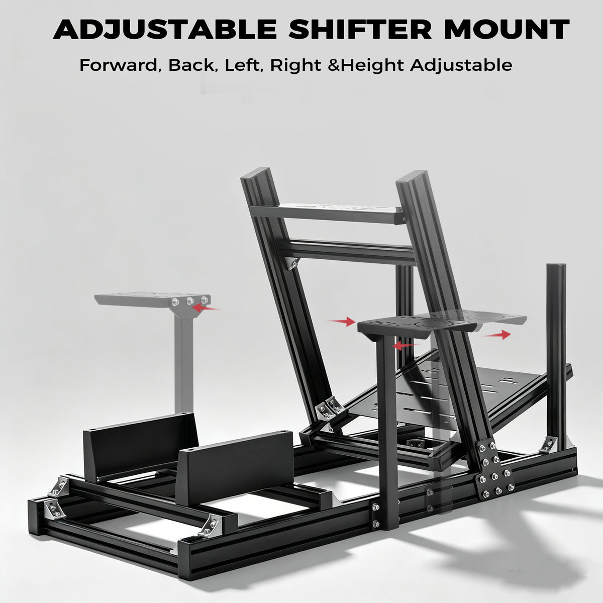 Minneer 4080 Aluminum Profile Racing Sim Cockpit, Ultra Strength & Rigidity, Fit for Logitech,Thrustmaster, Fanatec G29 G923 T248, Not Include Steering Wheel,Pedals,Handbrake