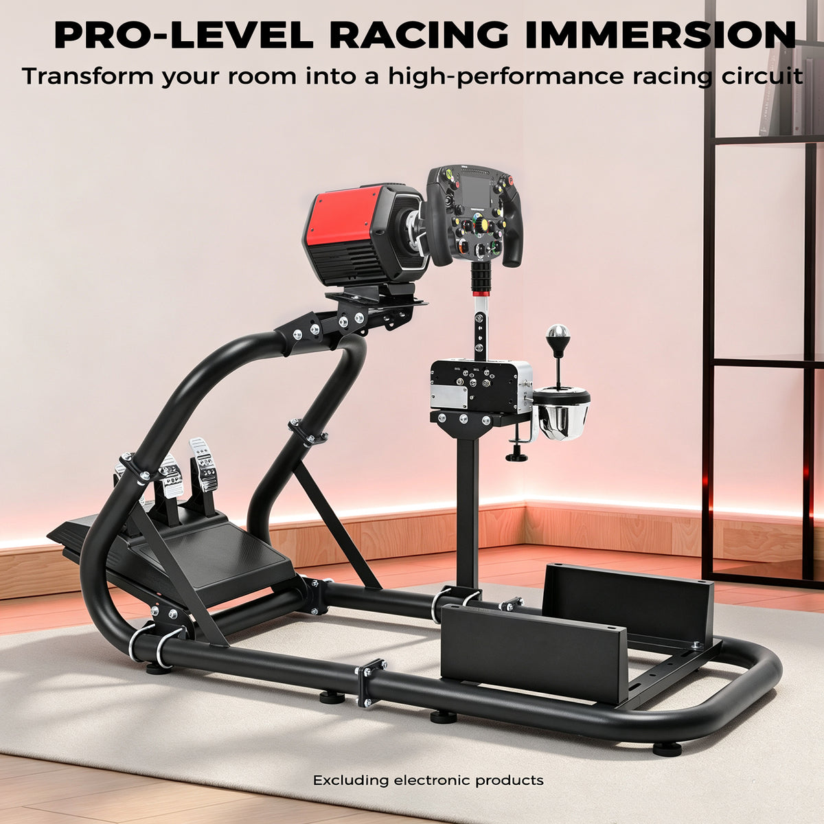Minneer Advanced Racing Simulator Cockpit Fit Logitech Fanatec CSL-DD Thrustmaster