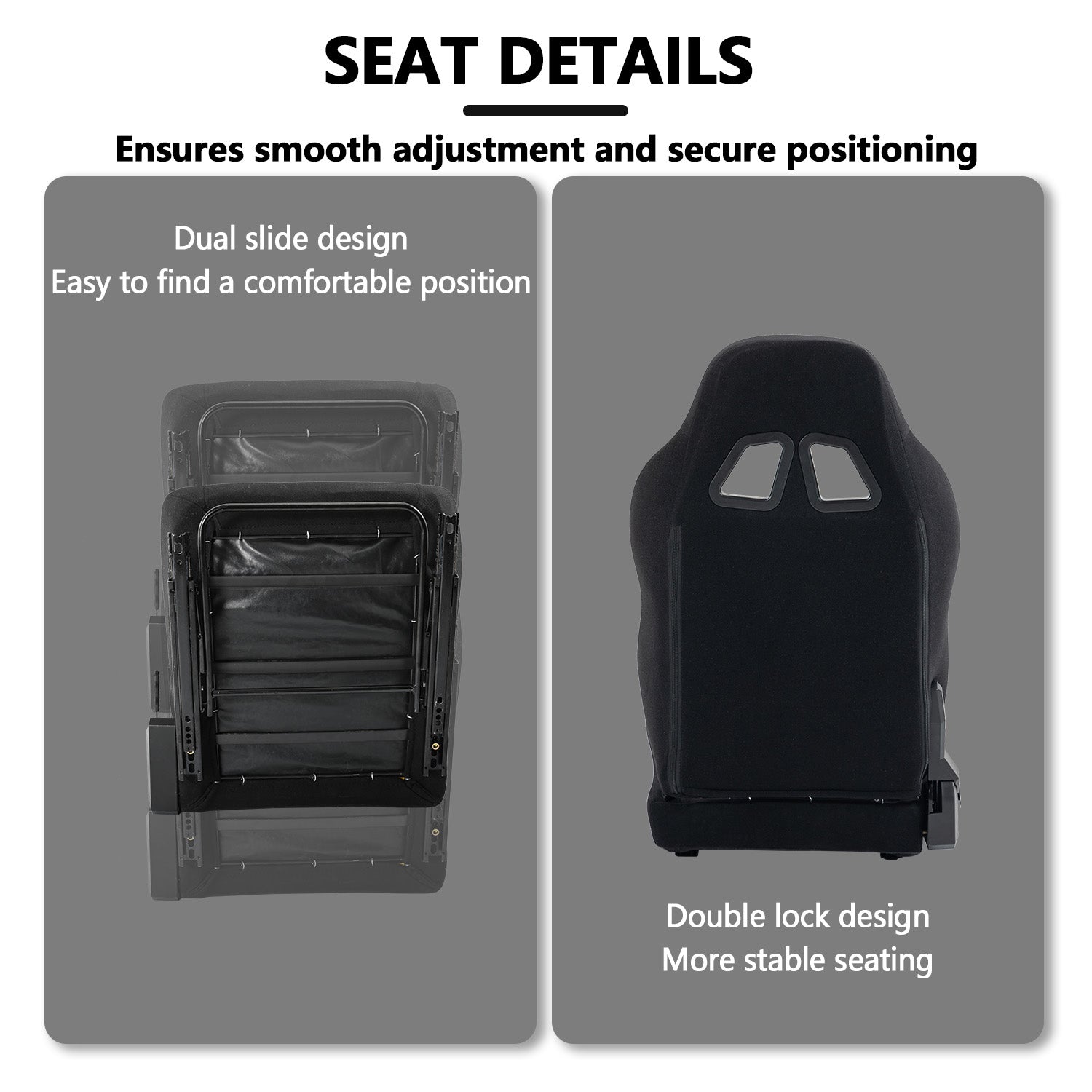 Minneer 4080 Aluminum Racing Simulator Cockpit with Black Seat and Triple Monitor Stand, Fully Adjustability, Fit for Logitech, Thrustmaster, Fanatec G29 G920 T248, Not Include Steering Wheel,Pedals,Handbrake,Monitor