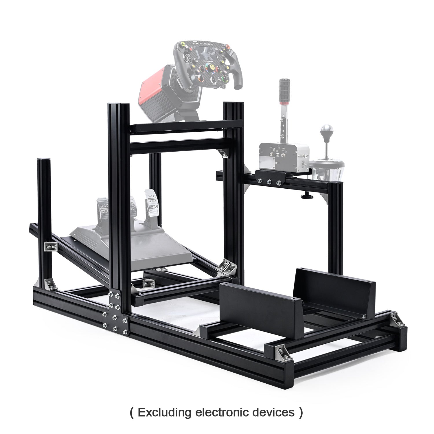 Minneer 4080 Aluminium Profile Racing Sim Cockpit, Ultra Strength & Rigidity, Fit for Logitech,Thrustmaster, Fanatec G29 G923 T248, Not Include Steering Wheel,Pedals,Handbrake