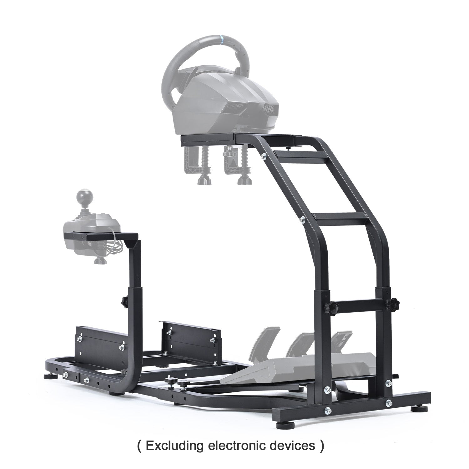 Minneer Racing Simulator Cockpit Gaming Frame Fits for Logitech/Thrustmaster/Fanatec G27 G29 G920 G923 T300,Adjustable Driving Steering Wheel Stand,Not Included Wheel, Pedal and Seat