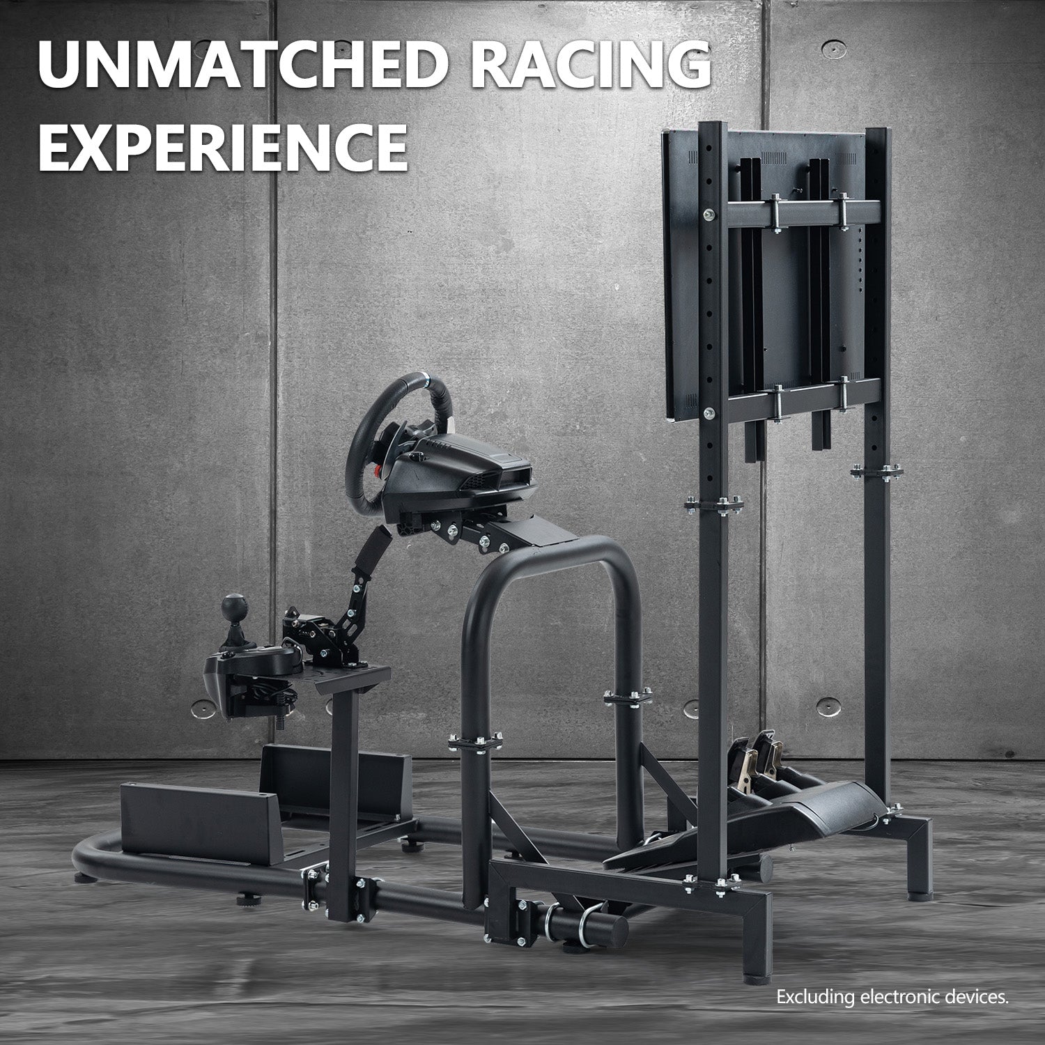 Minneer Racing Sim Cockpit, Wide Compatibility, Fit for Logitech,Thrustmaster, Fanatec G29 G923 T248, Not Include Steering Wheel,Pedals,Handbrake