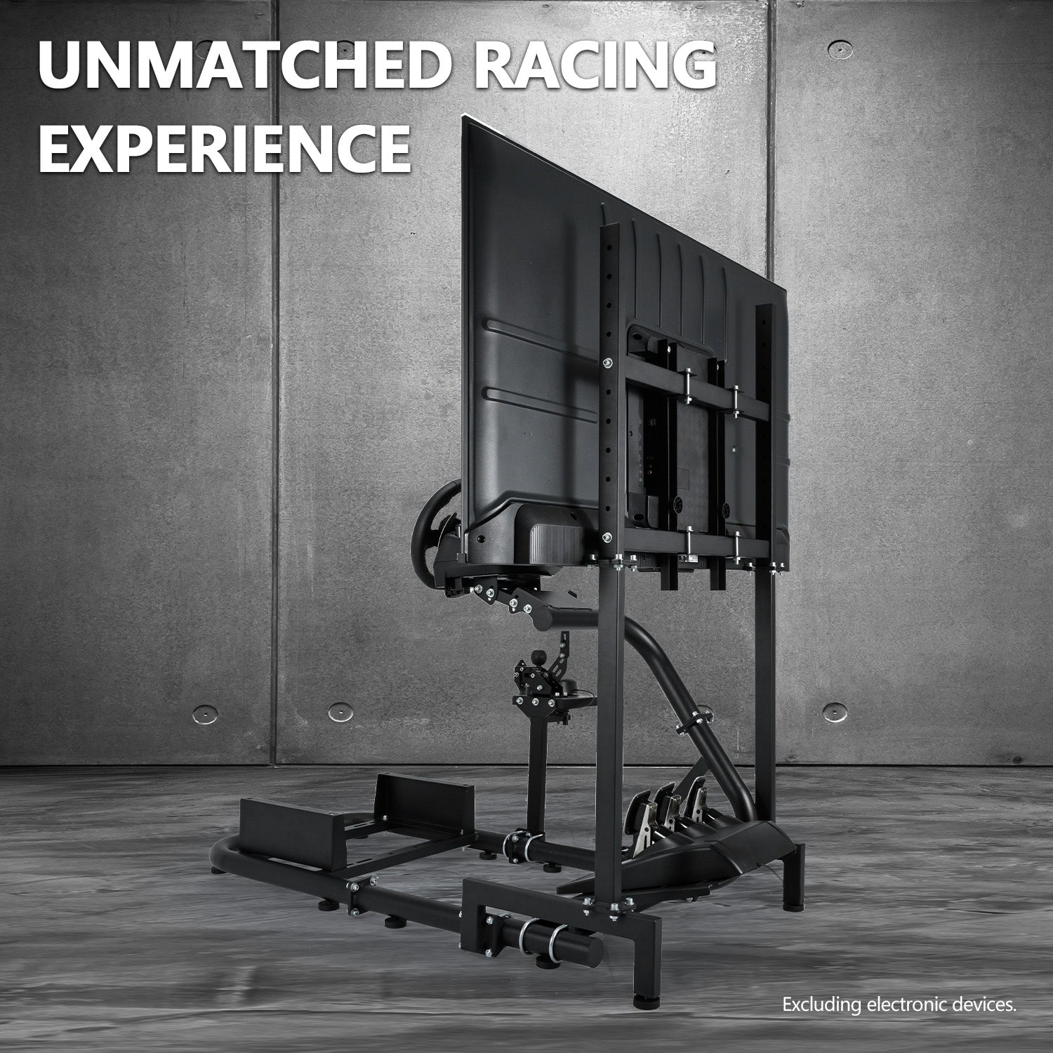 Minneer Racing Sim Cockpit, Fully Adjustability, Fit for Logitech,Thrustmaster,G29 G923 T248, Not Include Steering Wheel,Pedals,Handbrake