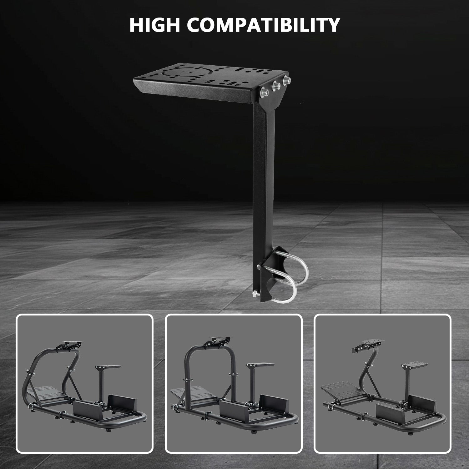 Handbrake/Flight Gear Shifter Mount Suitable for Racing Sim Cockpit Support All Round Tube Cockpit Series