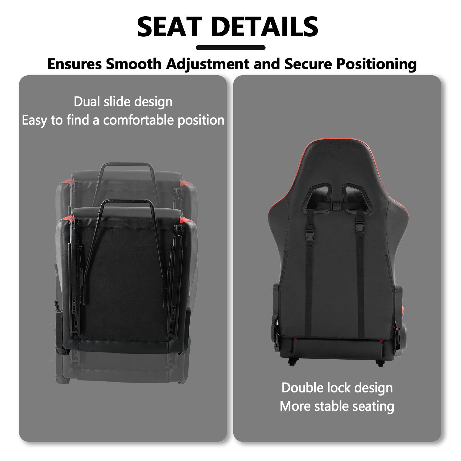 Minneer Racing Sim Cockpit with Red Seat and Triple Monitor Stand, Wide Compatibility, Fit for Logitech G29 G923, for Thrustmaster T248, Not Include Steering Wheel,Pedals,Handbrake