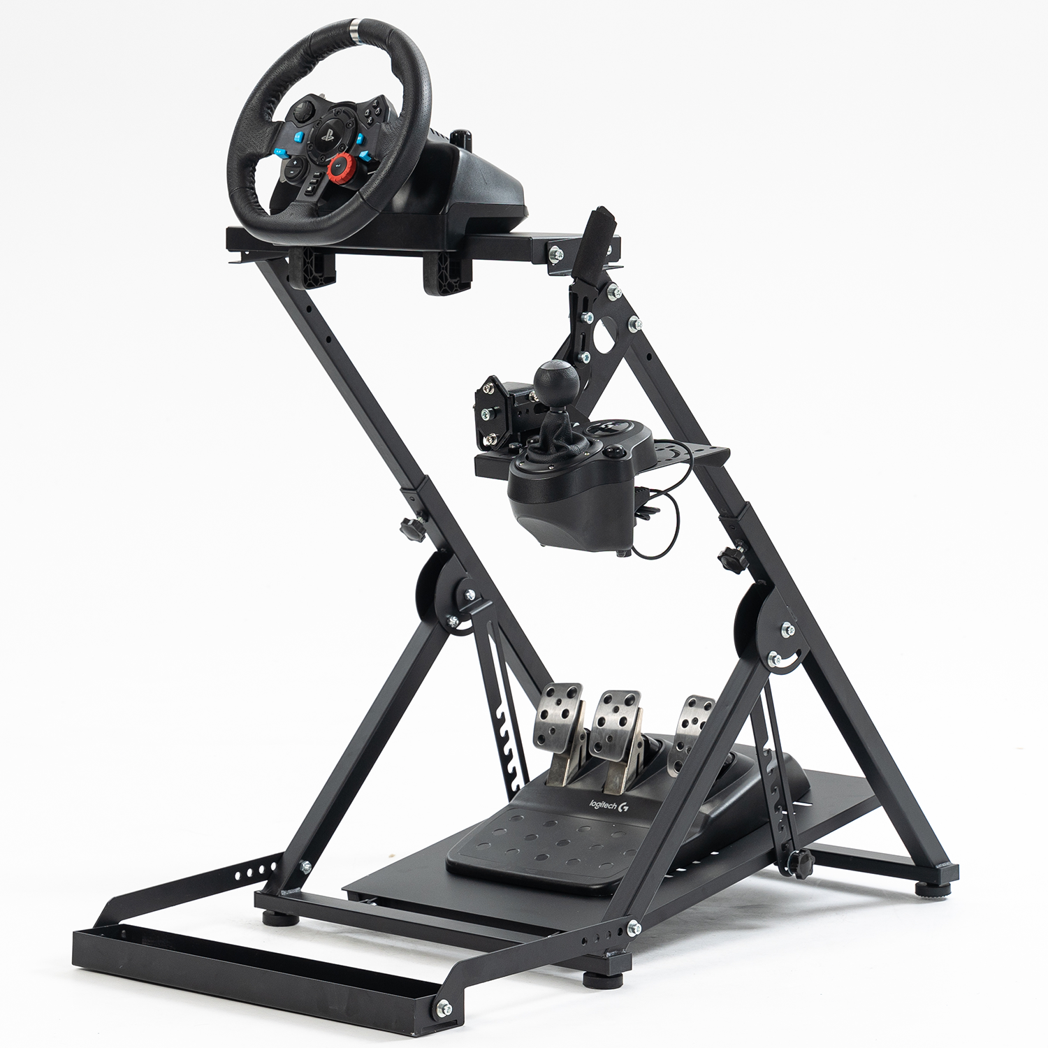 Minneer Steering Wheel Stand Foldable Fit Logitech Thrustmaster