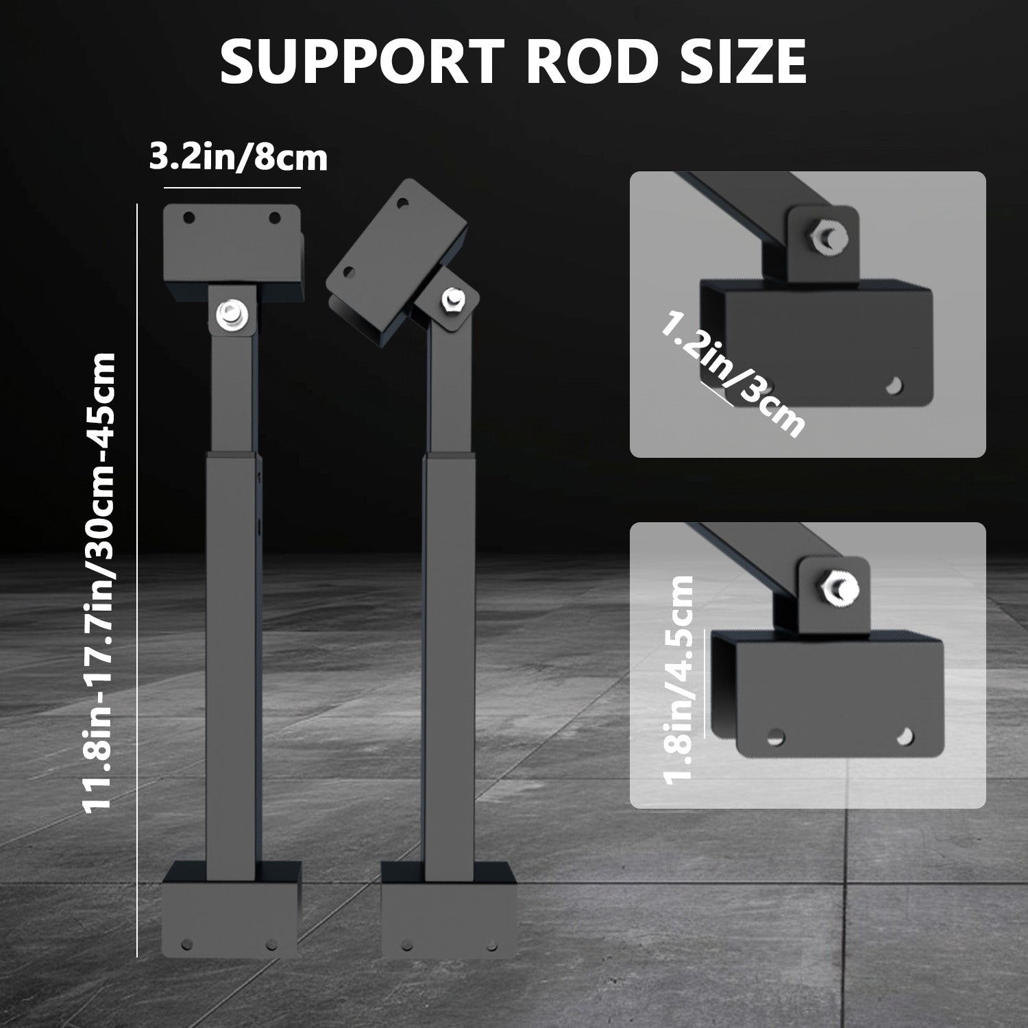 Minneer Pro Reinforced Sets Fit for Enhancing The Stability of The Racing Steering Wheel Stand, Exactly Matches Some of Our Store's Racing Game Brackets, NO Stand