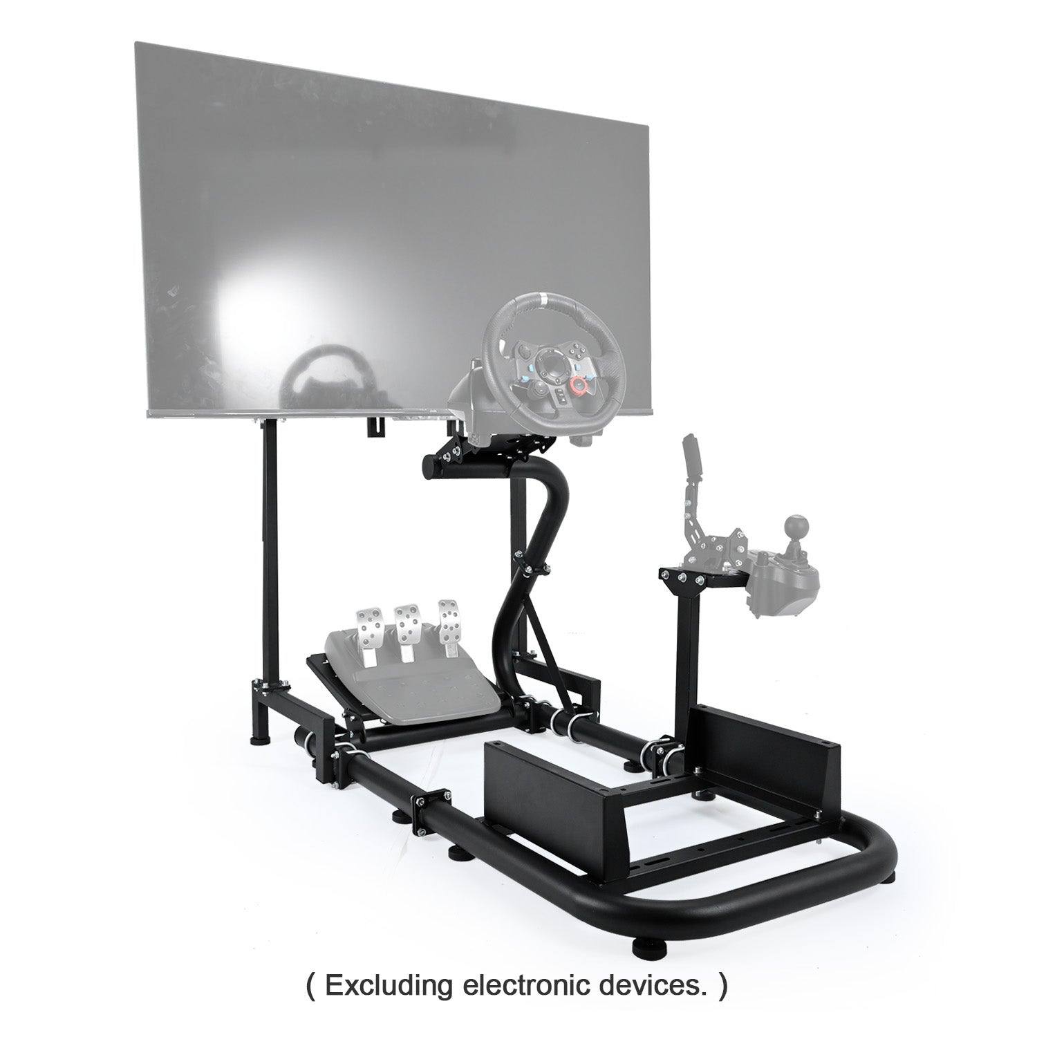 Minneer Racing Sim Cockpit, Fully Adjustability, Fit for Logitech,Thrustmaster,G29 G923 T248, Not Include Steering Wheel,Pedals,Handbrake