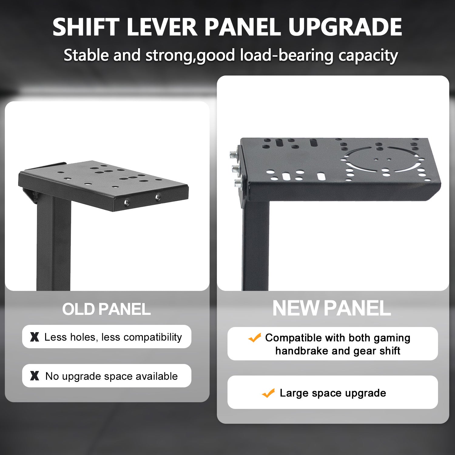 Handbrake/Flight Gear Shifter Mount Suitable for Racing Sim Cockpit Support All Round Tube Cockpit Series