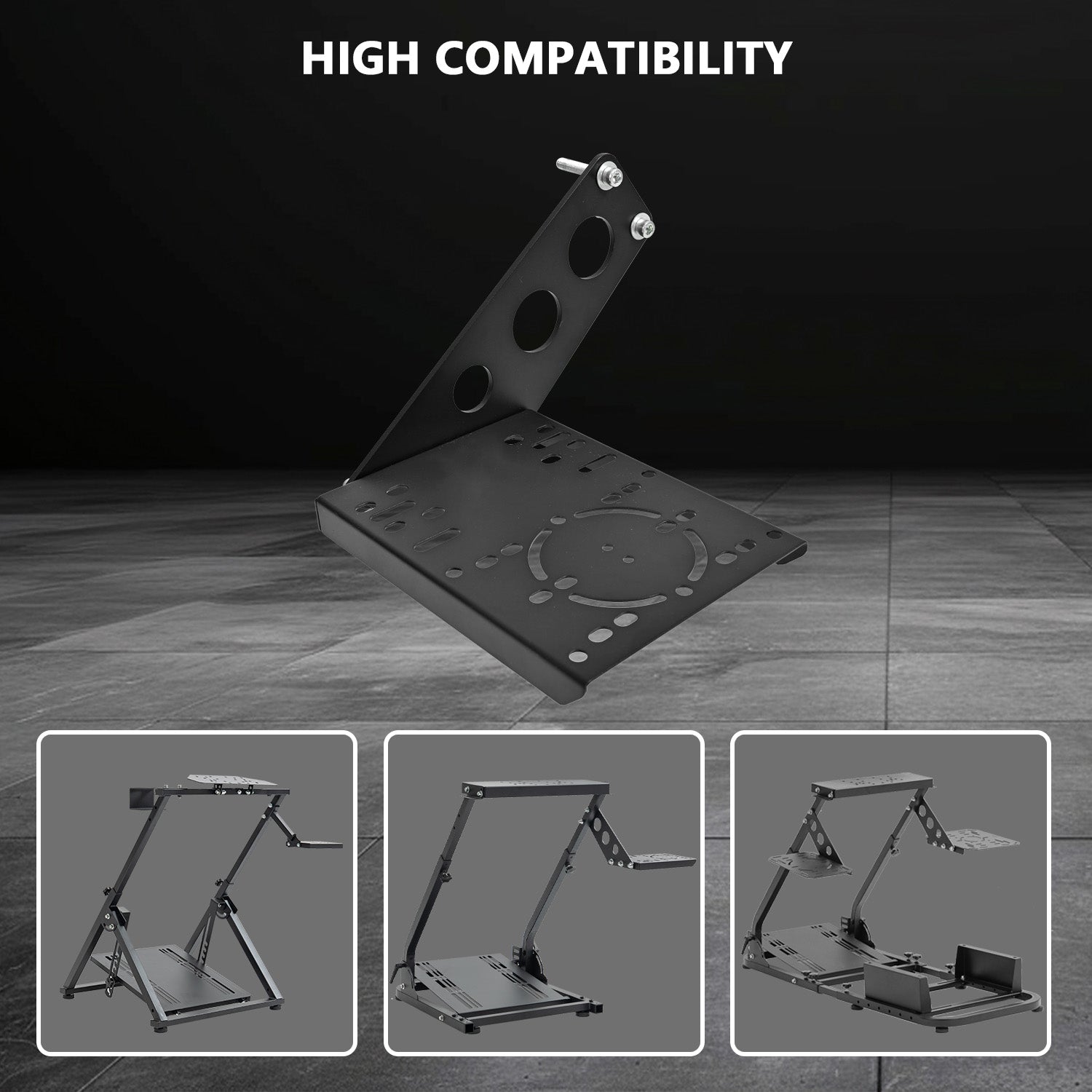 Minneer Upgraded Racing Gear Shift Lever Panel, Adapted to Multiple Games Racing Bracket