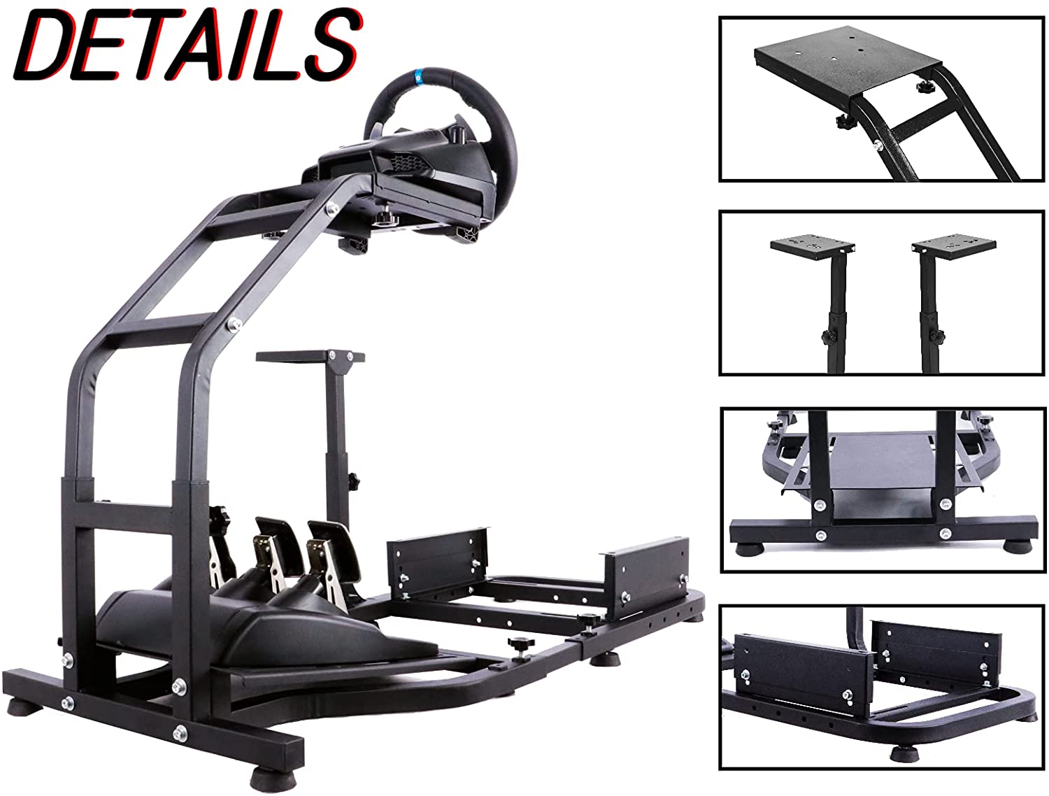 Minneer Racing Sim Cockpit Fit Logitech G29 G923 Thrustmaster T248 T300RS