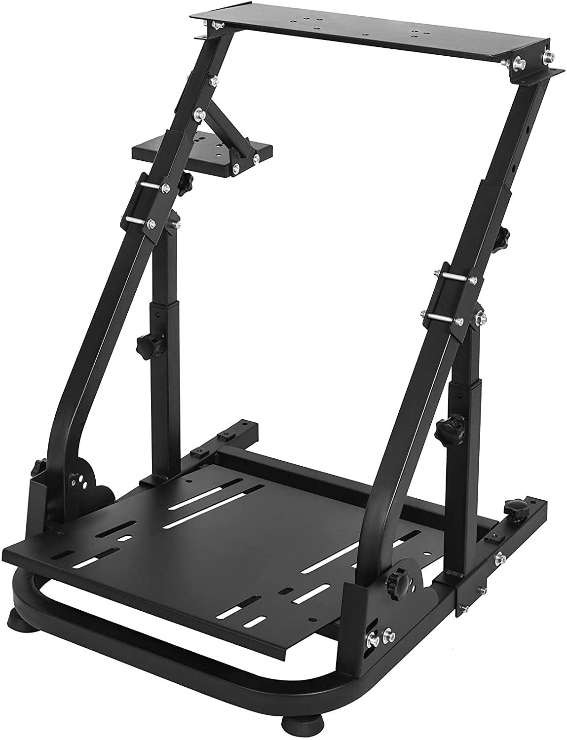 Minneer Stable Racing Wheel Stand with Double Support Arms Fit Logitech Moza R5