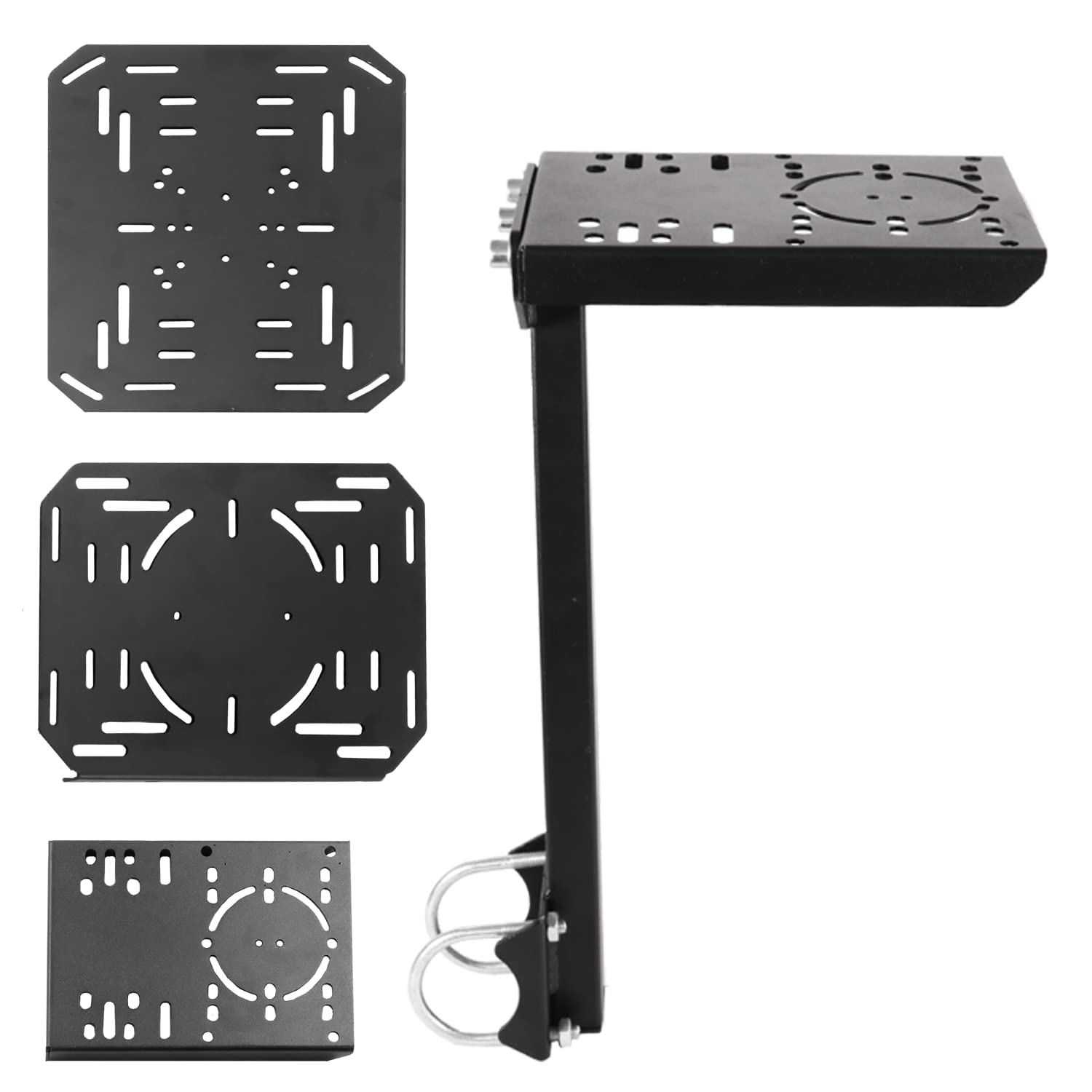 Minneer Upgrade Gear Shifter Mount,Support Racing/Flight for All Round Tube Simulation Cockpit Series