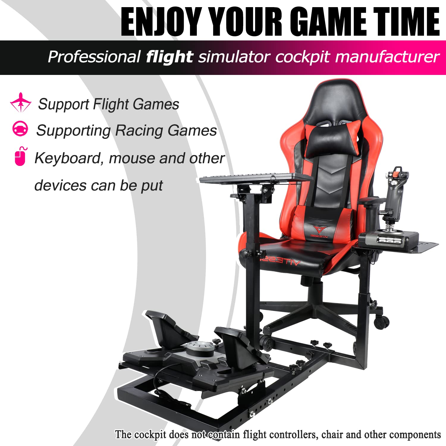Minneer Racing Wheel Stand Upgrade Fit Logitech Thrustmaster T248 T300RS