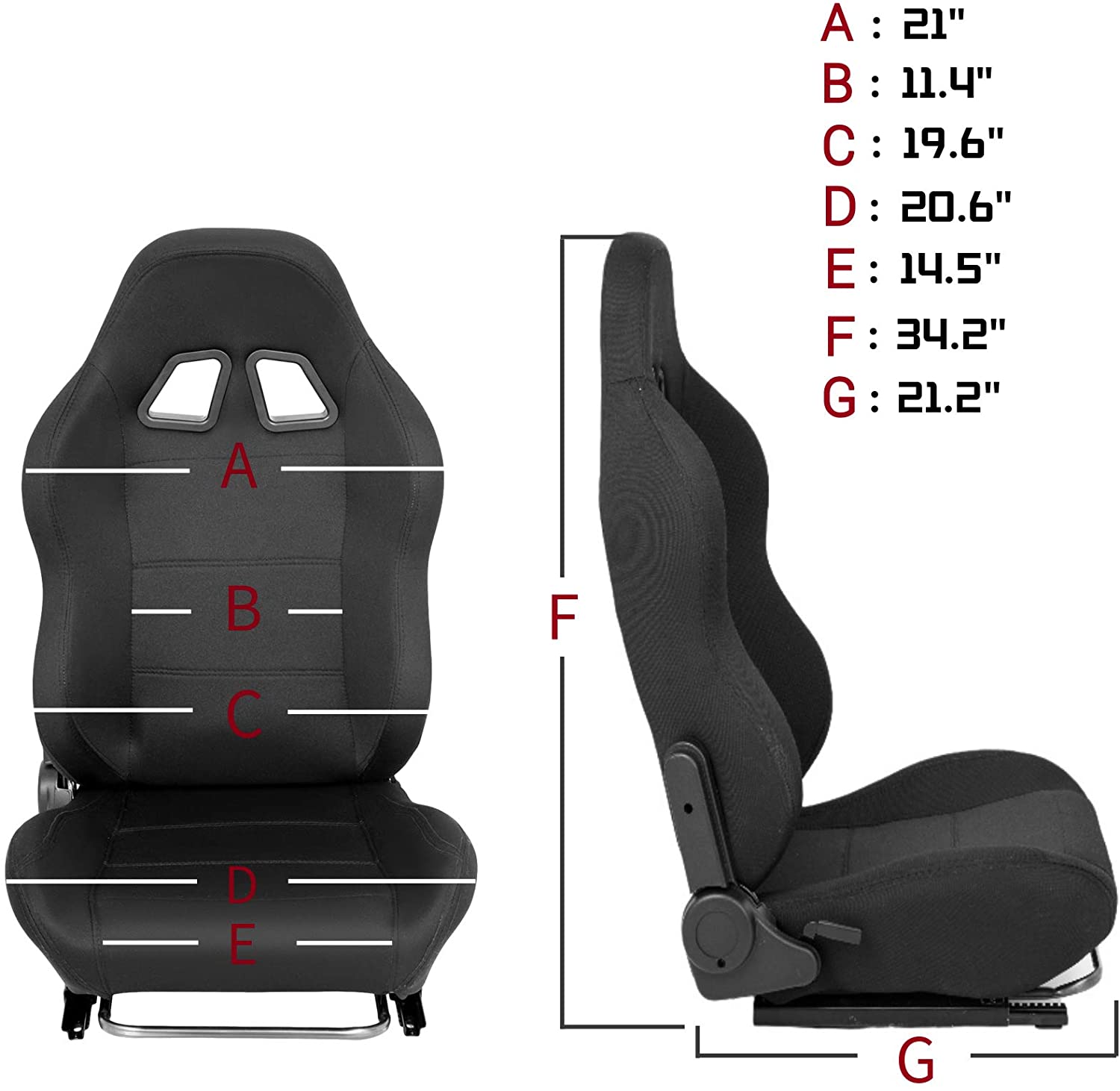 Minneer Driving Simulator Cockpit with Seat Fit Logitech Thrustmaster Fanatec
