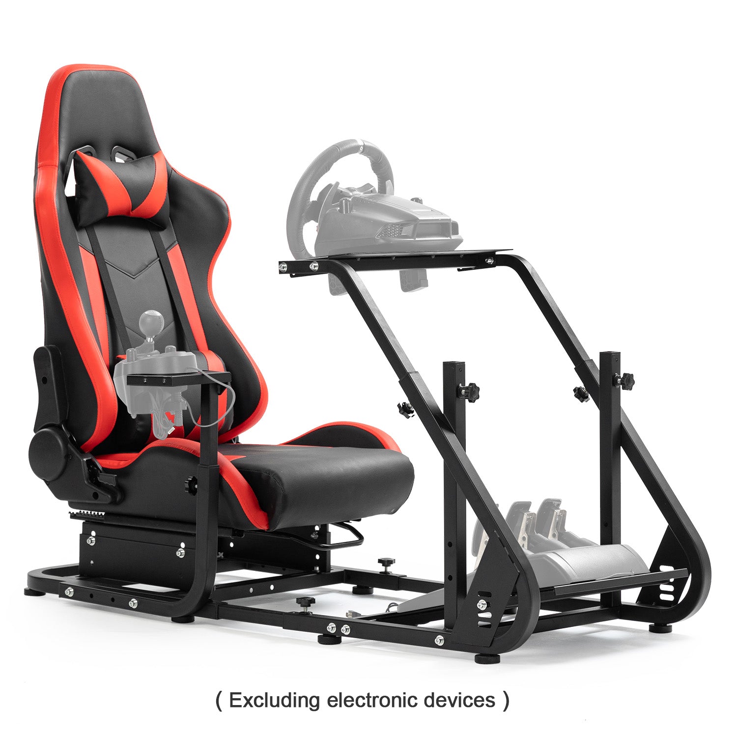 Minneer Racing Simulator Cockpit Stable with Seat Fit Logitech G29 G920 GPRO Fanatec CSL-DD