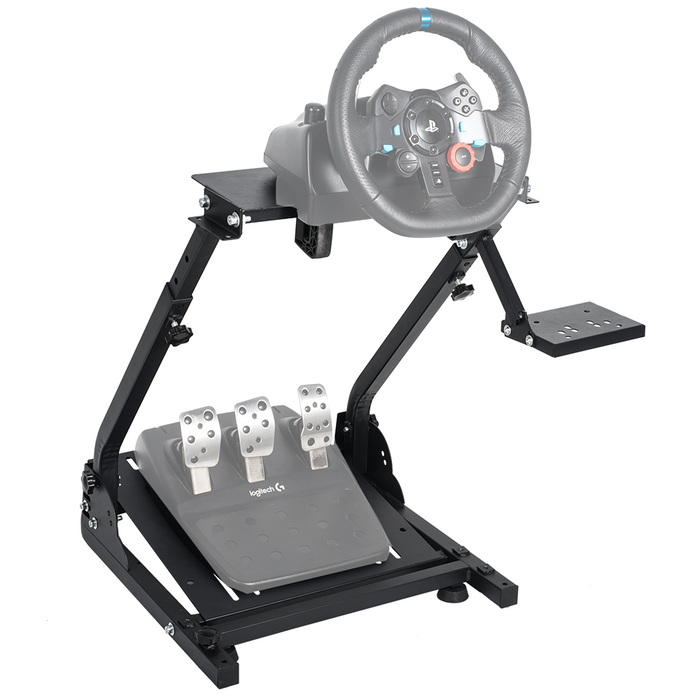 Minneer™ G923 Racing Wheel Stand Height Adjustable for Logitech G25, G27, G29, G920 Thrustmaster TMX, T80, PS4, PC Video Game Simulator Cockpit Wheel and Pedals Not Included