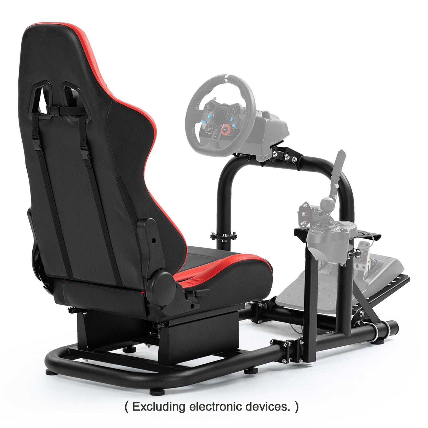 Minneer Racing Simulator Cockpit with Seat Fit Logitech G29 G920 Fanatec CSL-DD