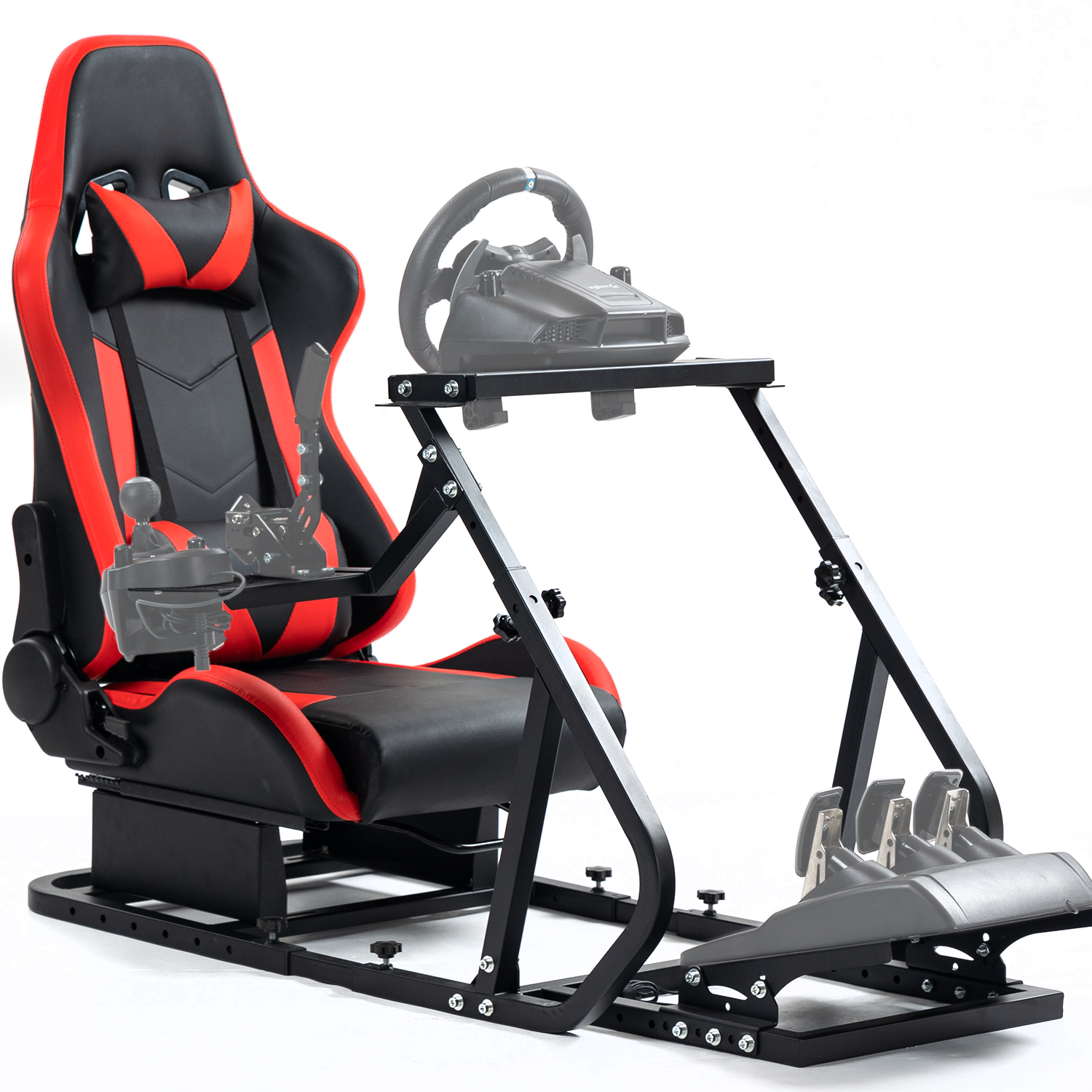 Minneer New Upgrade Driving Simulator Cockpit with Seat Fit Logitech Thrustmaster