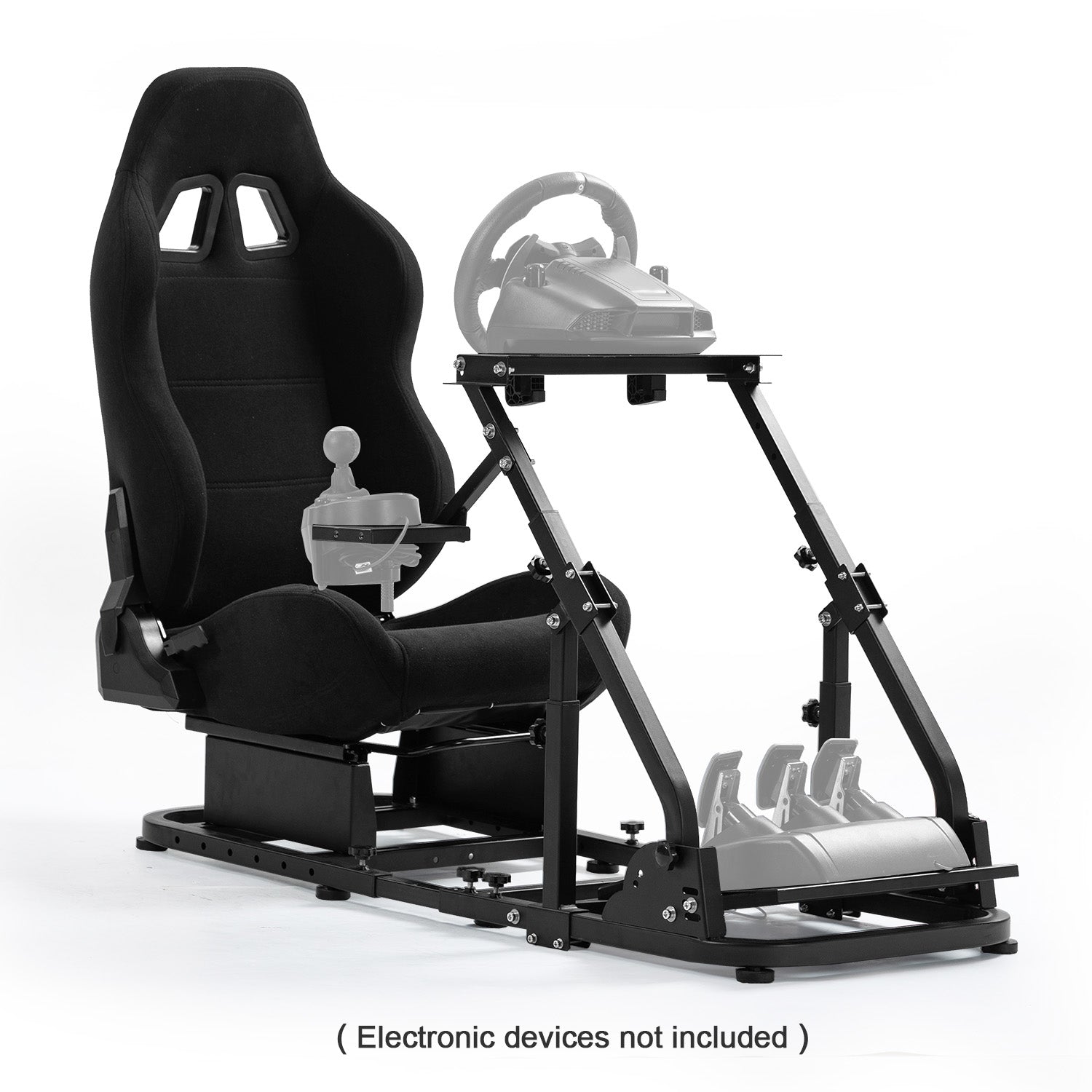 Minneer Racing Simulator Cockpit with Seat Foldable Fit Logitech G29 G920 Fanatec