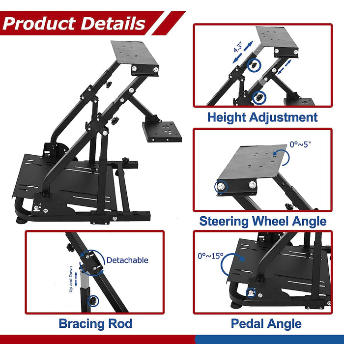 Wheel Stand Pro for Logitech G923/G29/G920/G27/G25 – Deluxe V2