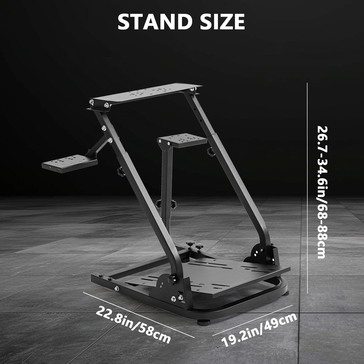 Minneer Steering Wheel Stand with Dual Shifter Platform Fit Logitech T