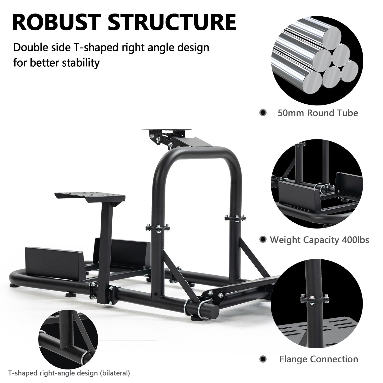 Minneer Gaming Simulator Cockpit Upgrade Fit Logitech GPRO Thrustmaster T248 T300RS