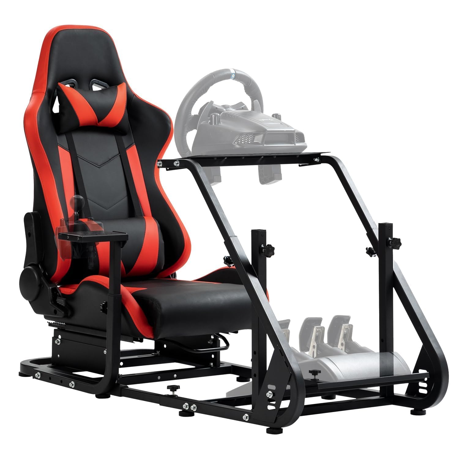 Minneer Racing Simulator Cockpit Stable with Seat Fit Logitech G29 G920 GPRO Fanatec CSL-DD