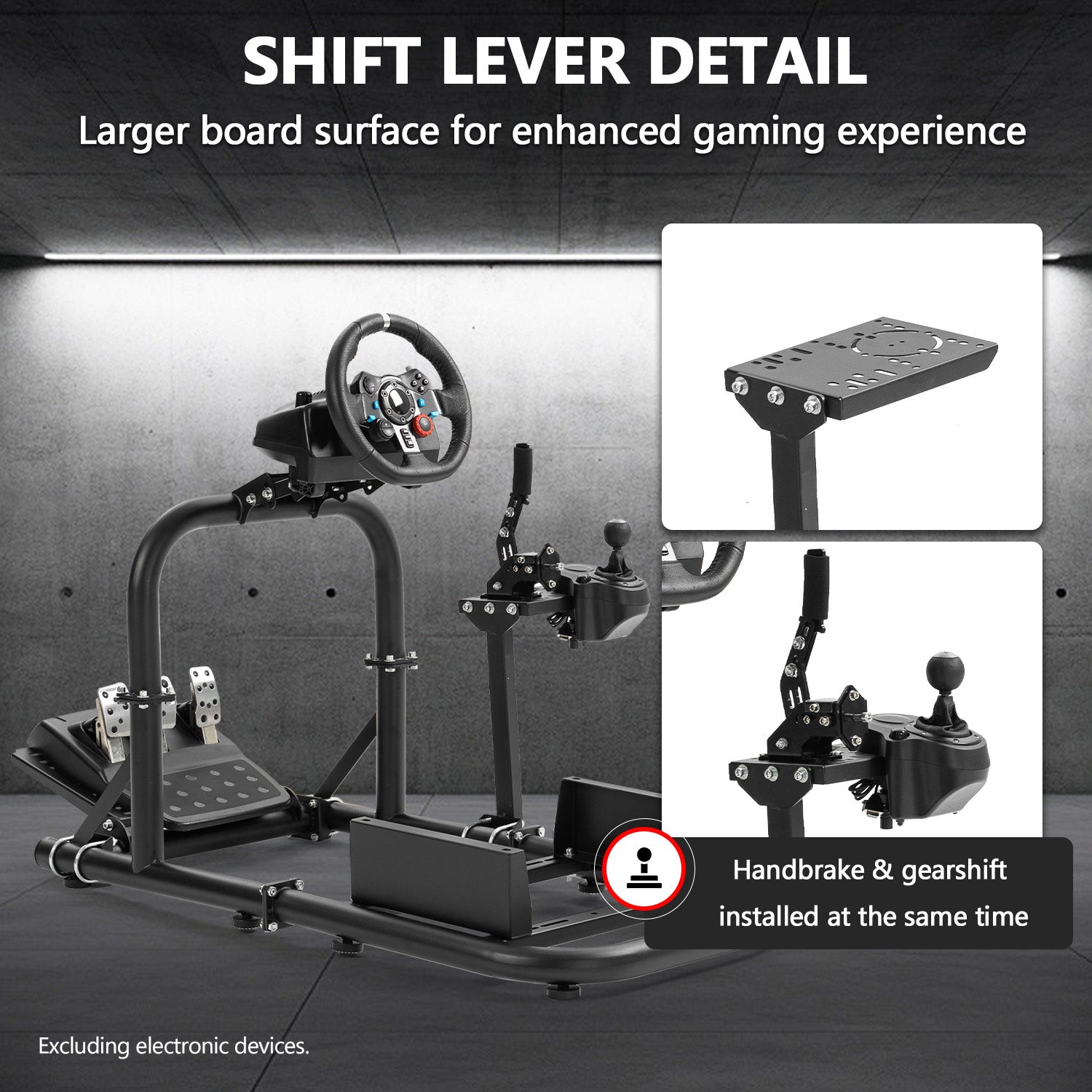 Minneer Gaming Simulator Cockpit Upgrade Fit Logitech GPRO Thrustmaster T248 T300RS