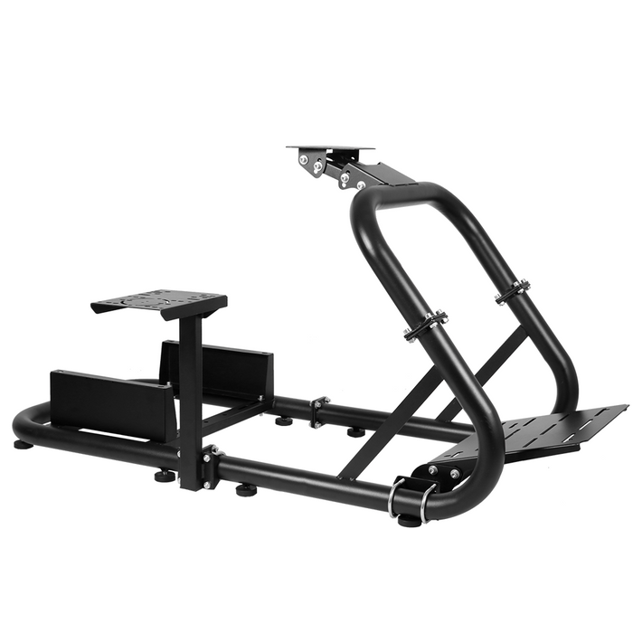 MoNiBloom Racing Simulator Cockpit Fit for Logitech G25, G27, G29, G920 Thrustmaster TX F458, T500 RS, T300RS, PS5 Xbox Racing Wheel Stand, Black