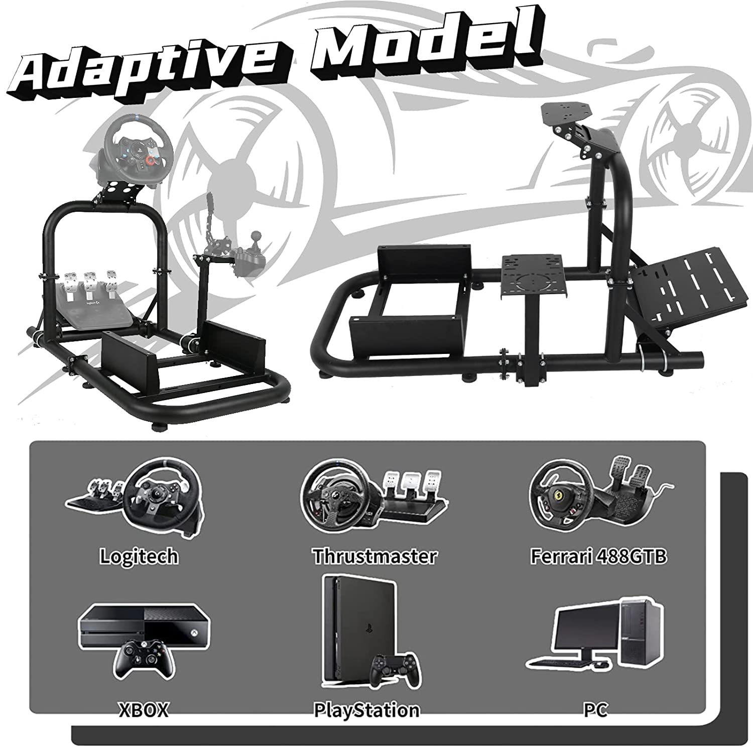 Minneer Gaming Simulator Cockpit Upgrade Fit Logitech GPRO Thrustmaster T248 T300RS