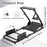Minneer™ Racing Simulator Cockpit Height Adjustable Gaming Wheel Stand Compatible for T500, FANTEC, T3PA/TGT, G25, G37, G29/T300RS Wheel & Pedals,Seat Not Included