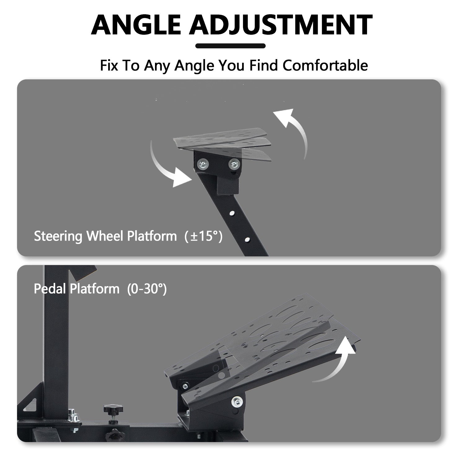 Minneer New Upgrade Racing Simulator Cockpit with Red Seat Fit Logitech Thrustmaster