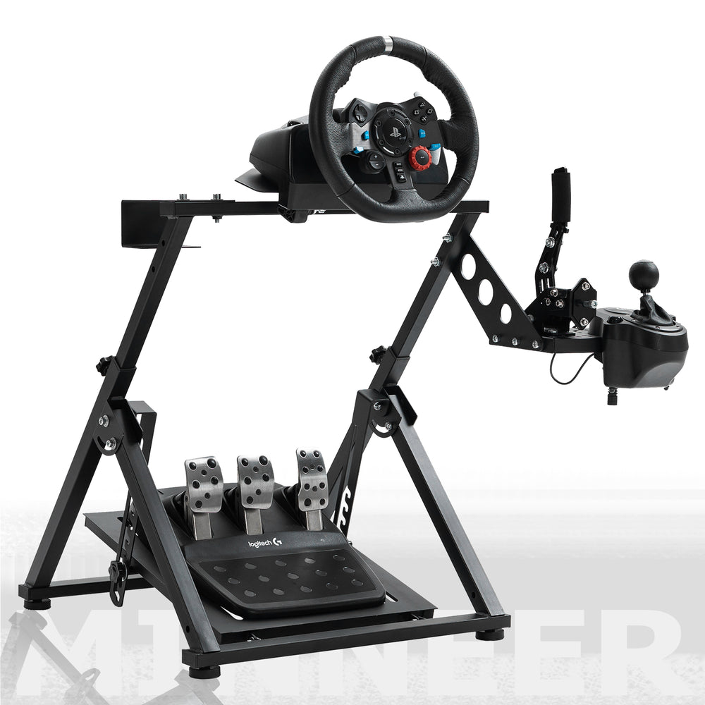 Minneer™ Racing Wheel Stand Height Adjustable with Shifter Upgrade fit
